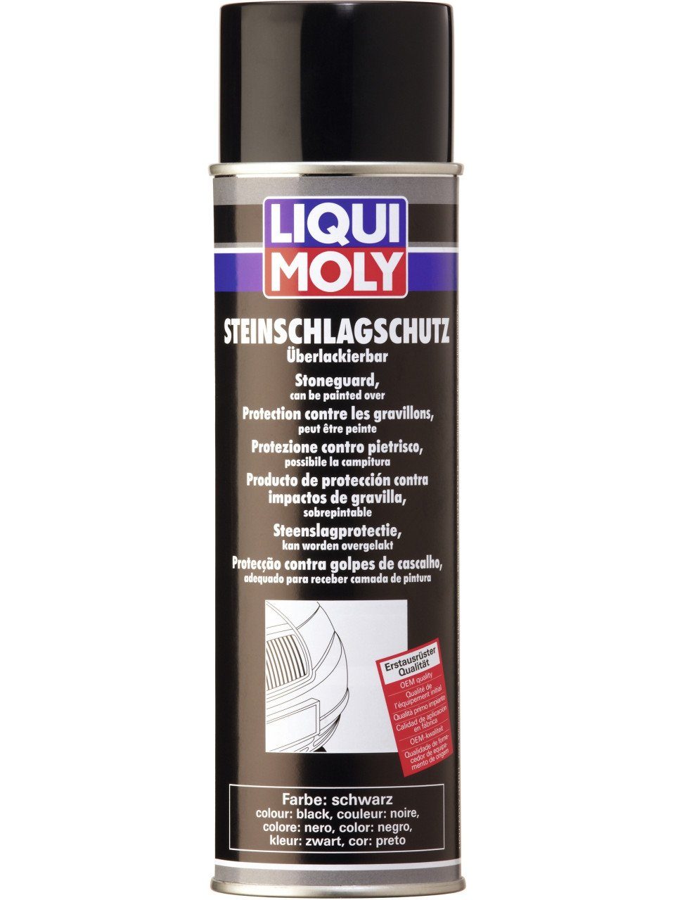 Liqui Moly Dichtband Liqui Moly Steinschlagschutz schwarz 500 ml | Fensterdichtungen und Türdichtungen