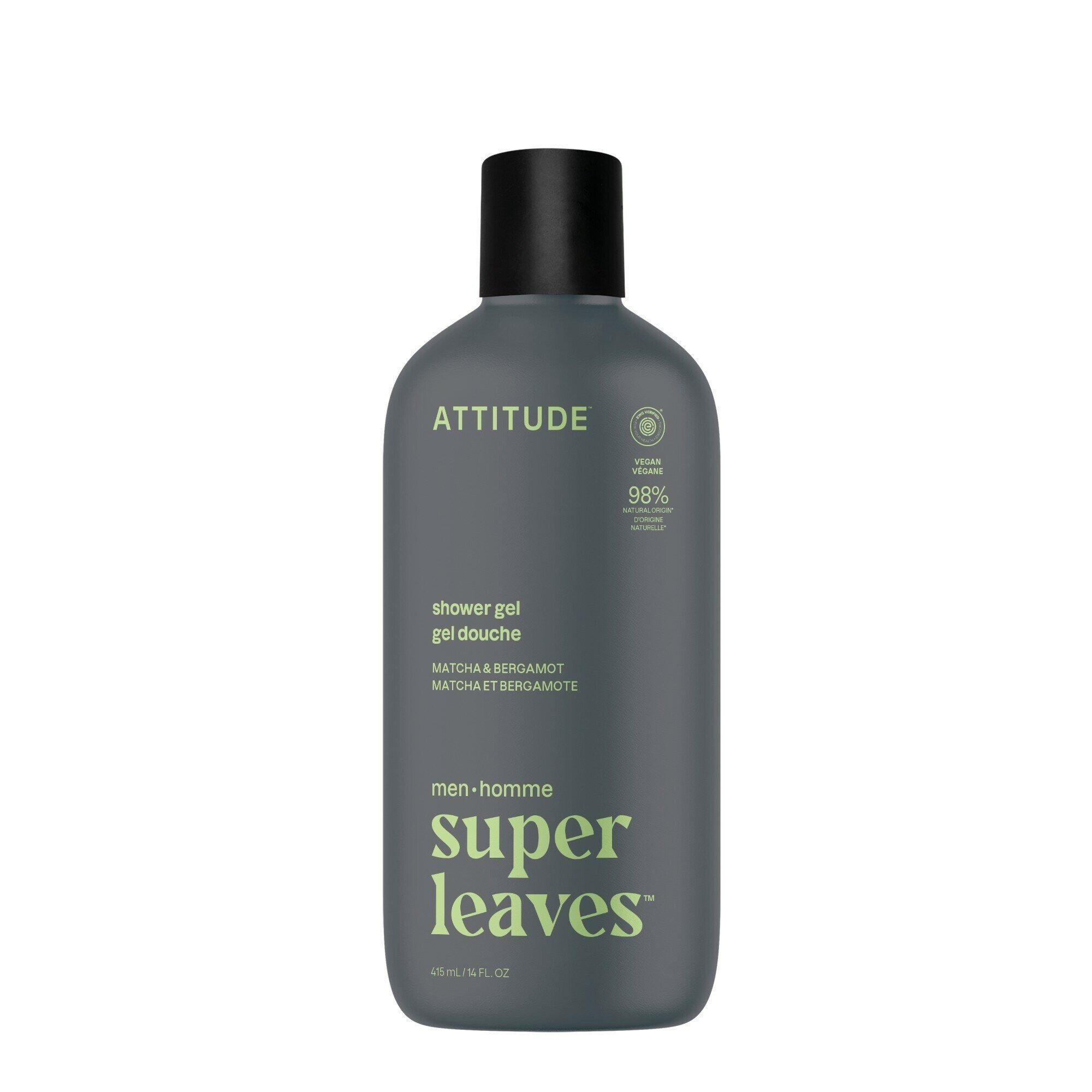 Attitude Duschgel Herren-Duschgel Super Leaves Matcha & Bergamot