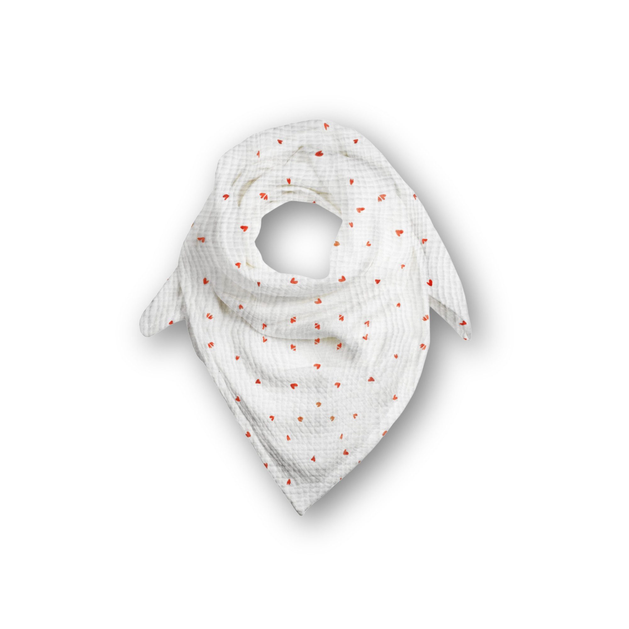 hutch&putch Halstuch Damen und Herren Musselin Schal Halstuch einfarbig 100% Bio-Baumwolle, (1-St), Kuschelig, Atmungsaktiv und Temperaturregulierend, Vegan