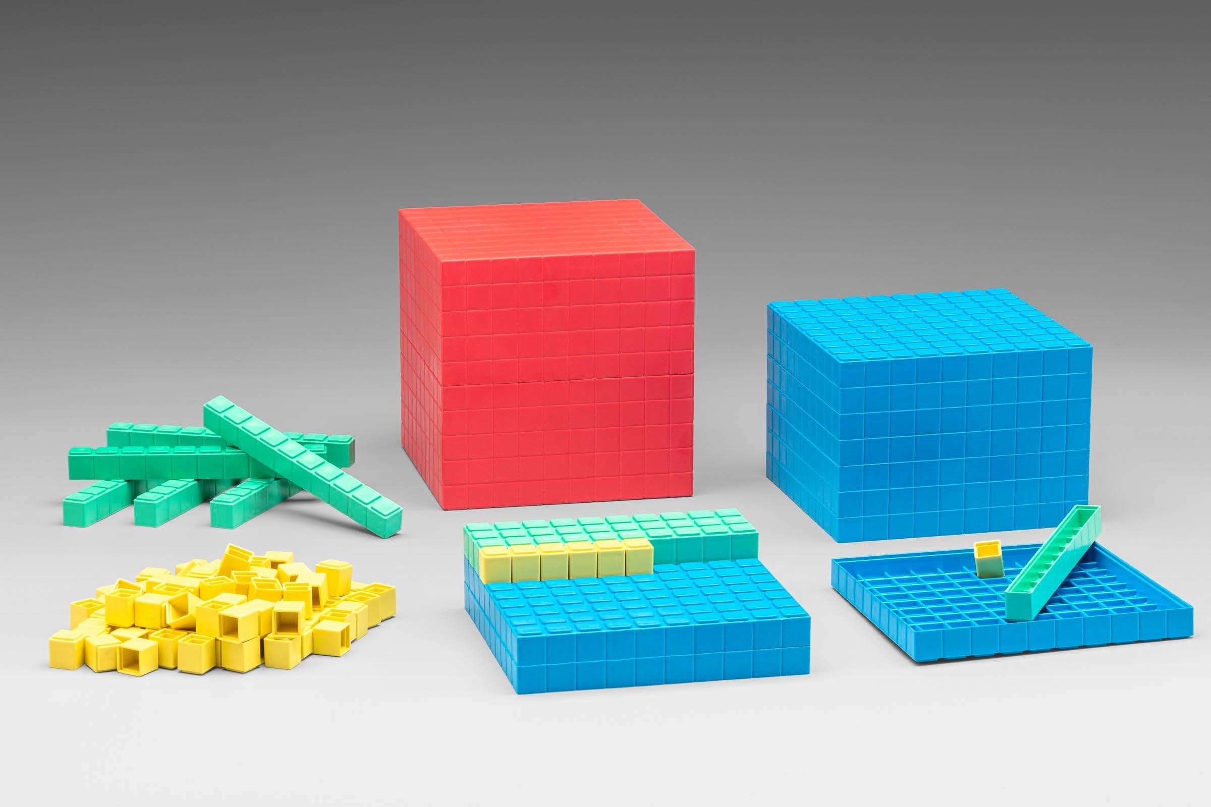 Wissner® aktiv lernen Lernspielzeug Dezimalrechensatz (121 Teile), RE-Plastic® Dezimalrechnen Mathe, RE-Plastic®