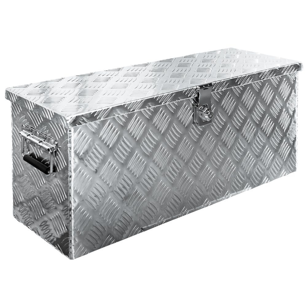 Anhänger-Deichselbox Truckbox Box Werkzeugkiste Anhängerbox Deichselbox Aluminium D055