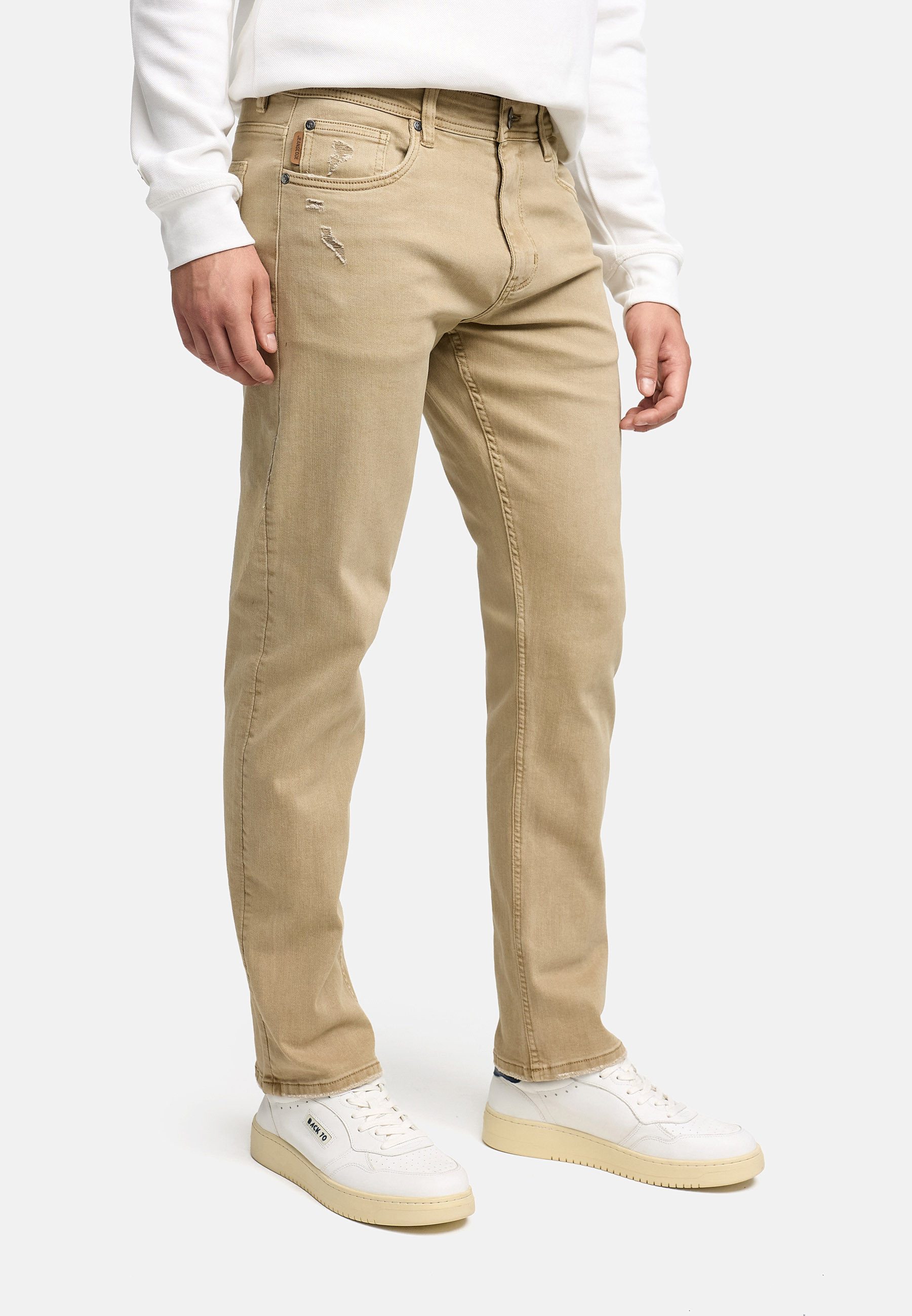 Indicode Regular-fit-Jeans Herren INDankos Jeanshose Hose Herrenhose Herren Jeans mit Regular Fit und 5-Pocket-Design