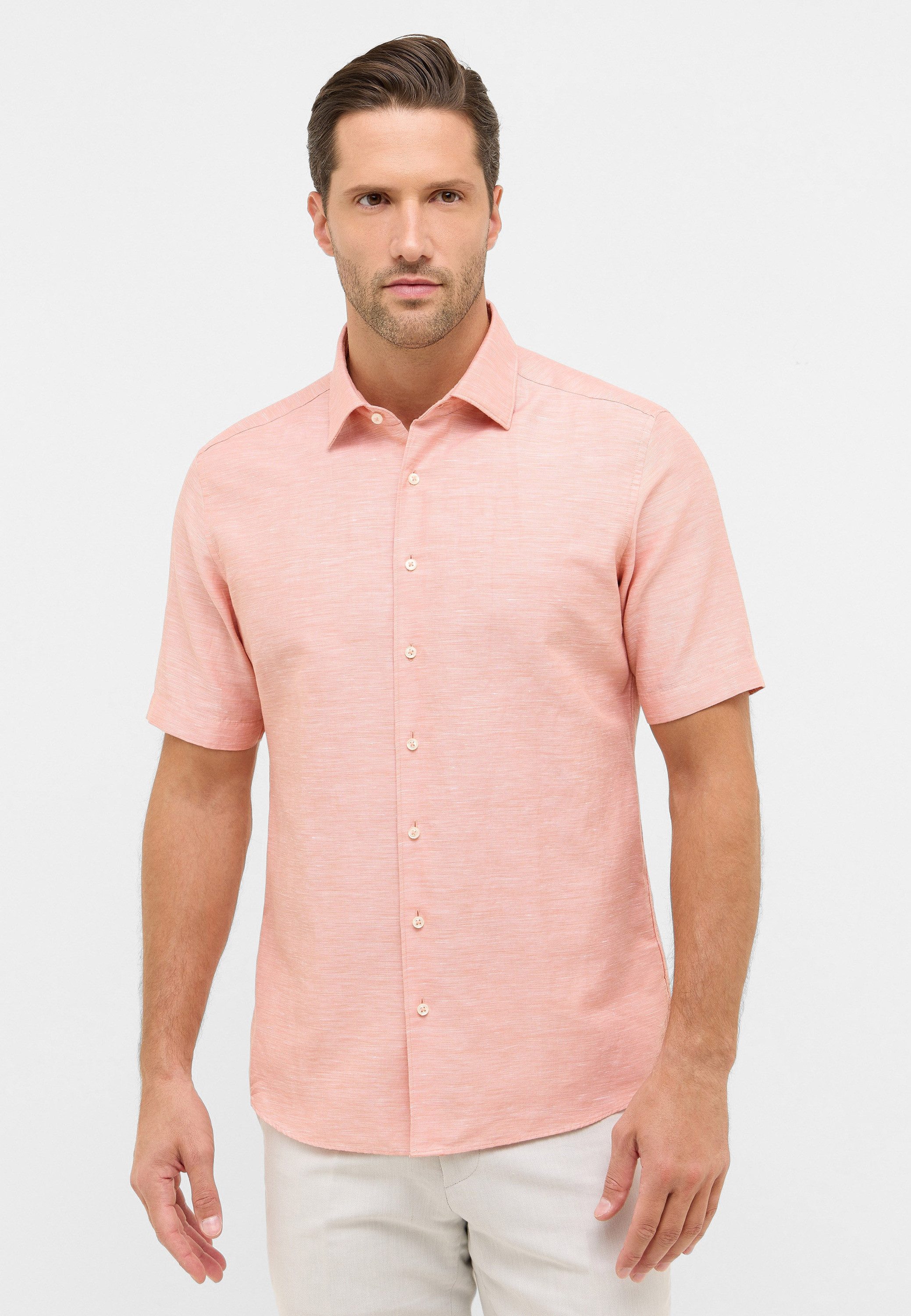 Eterna Kurzarmhemd MODERN FIT EASY IRON (bügelleicht) günstig online kaufen