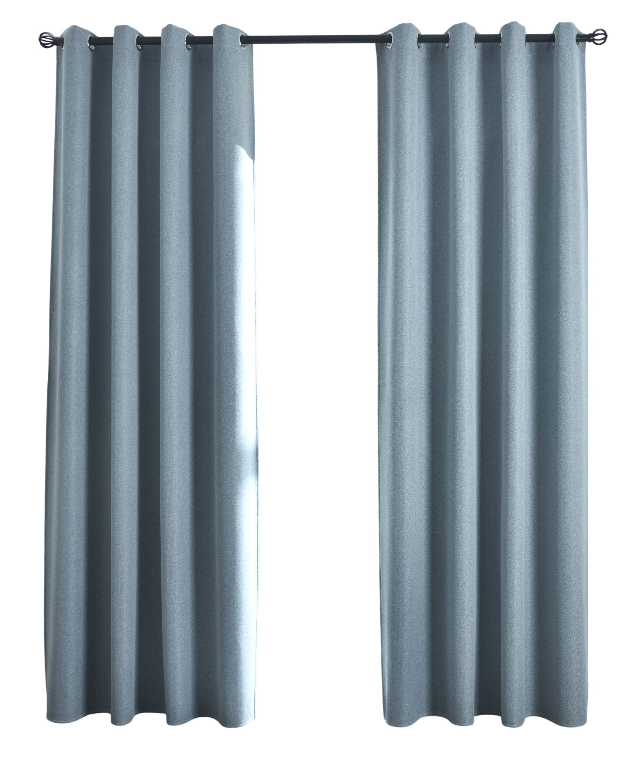 Gardinenbox Vorhang (2 St), Ösen, verdunkelnd, Leinenbindung, 100% Verdunke günstig online kaufen