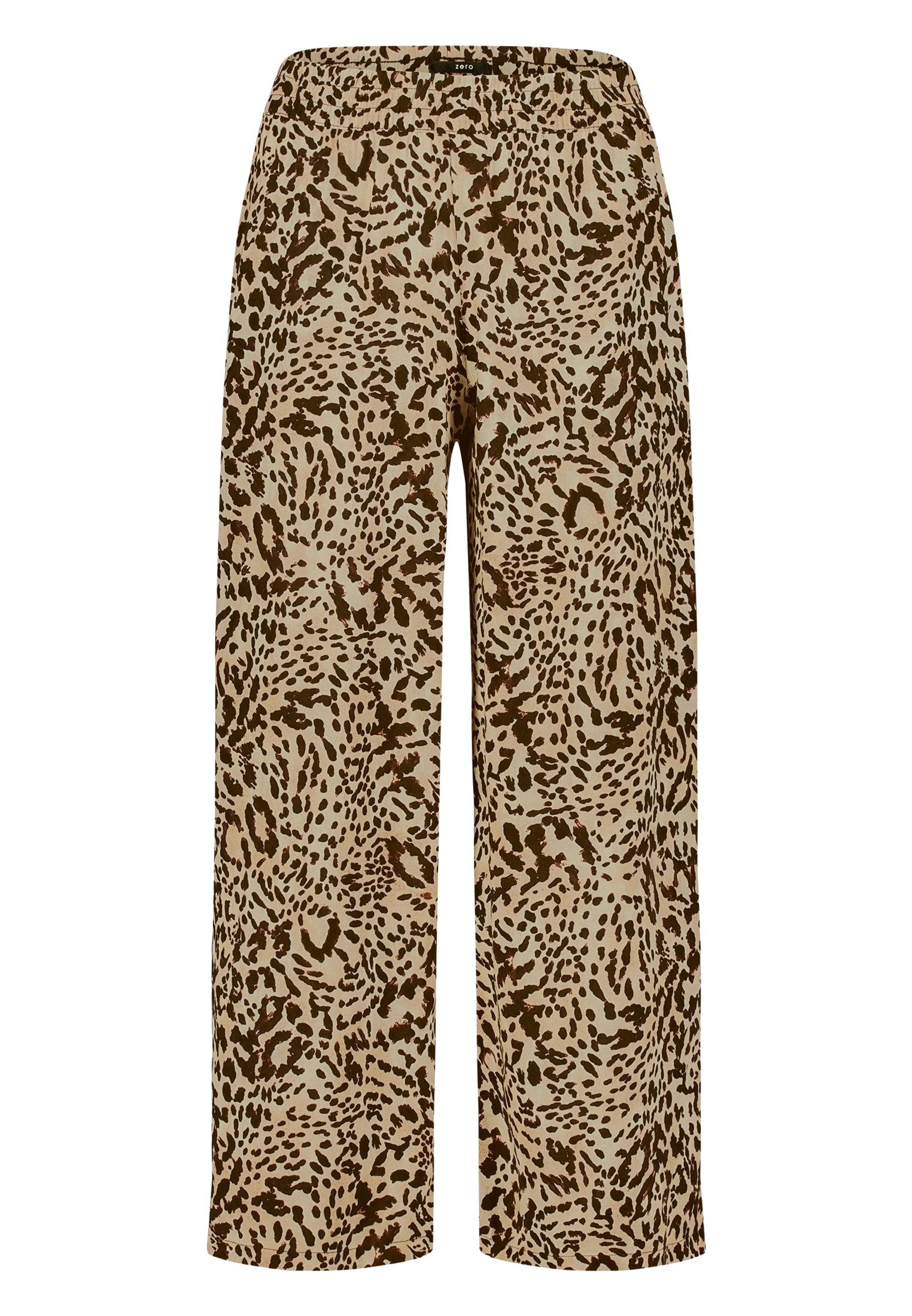 Stoffhose Damen mit Leoprint