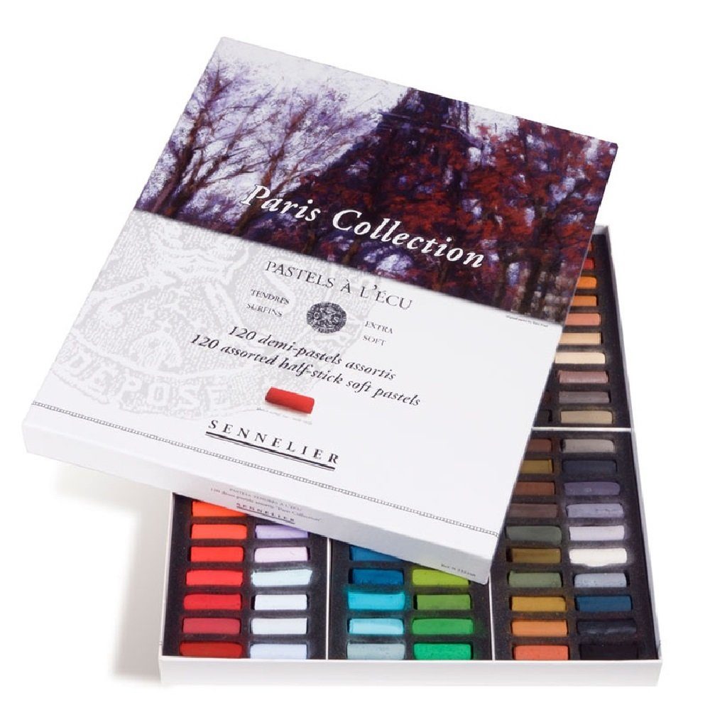 SENNELIER Pastellkreide Soft Pastelle Paris Collection, 120 halbe Soft Pastell-Sticks