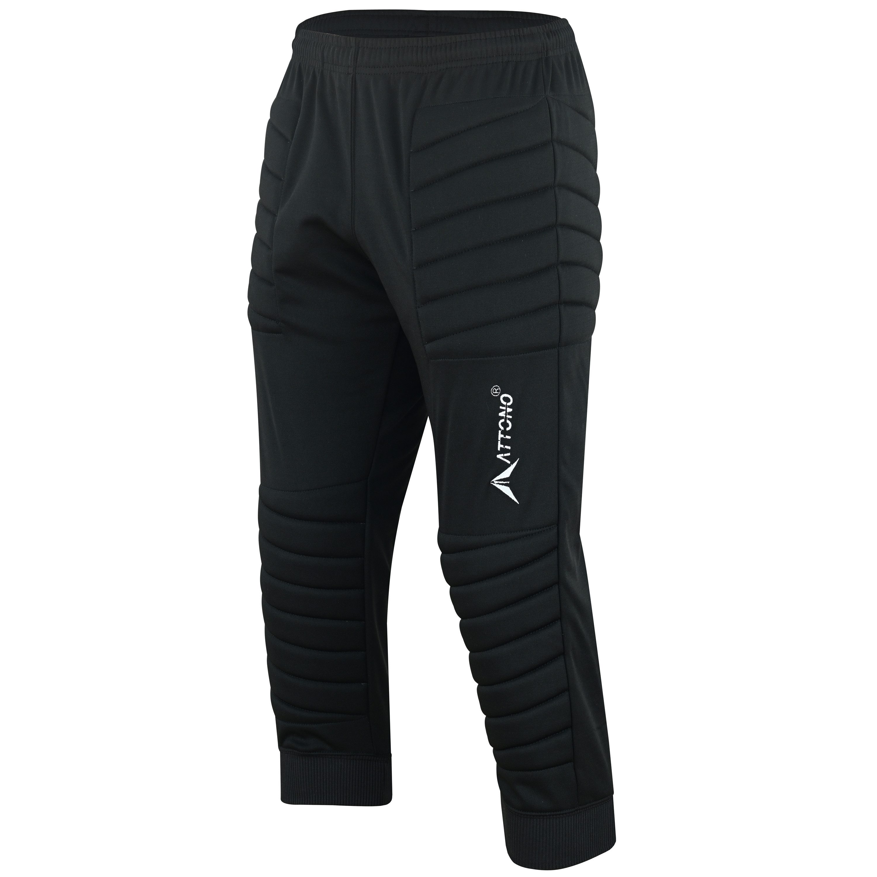 ATTONO Torwarthose ATTONO Kinder 3/4 Torwarthose mittellang am Knie und Hüfte gepolstert