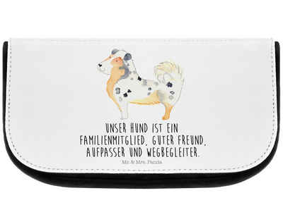 Mr. & Mrs. Panda Kosmetiktasche Hund Australien Shepherd - Weiß - Geschenk, Kosmetikbeutel, Wauwau, S (1-tlg), Einzigartiges Design