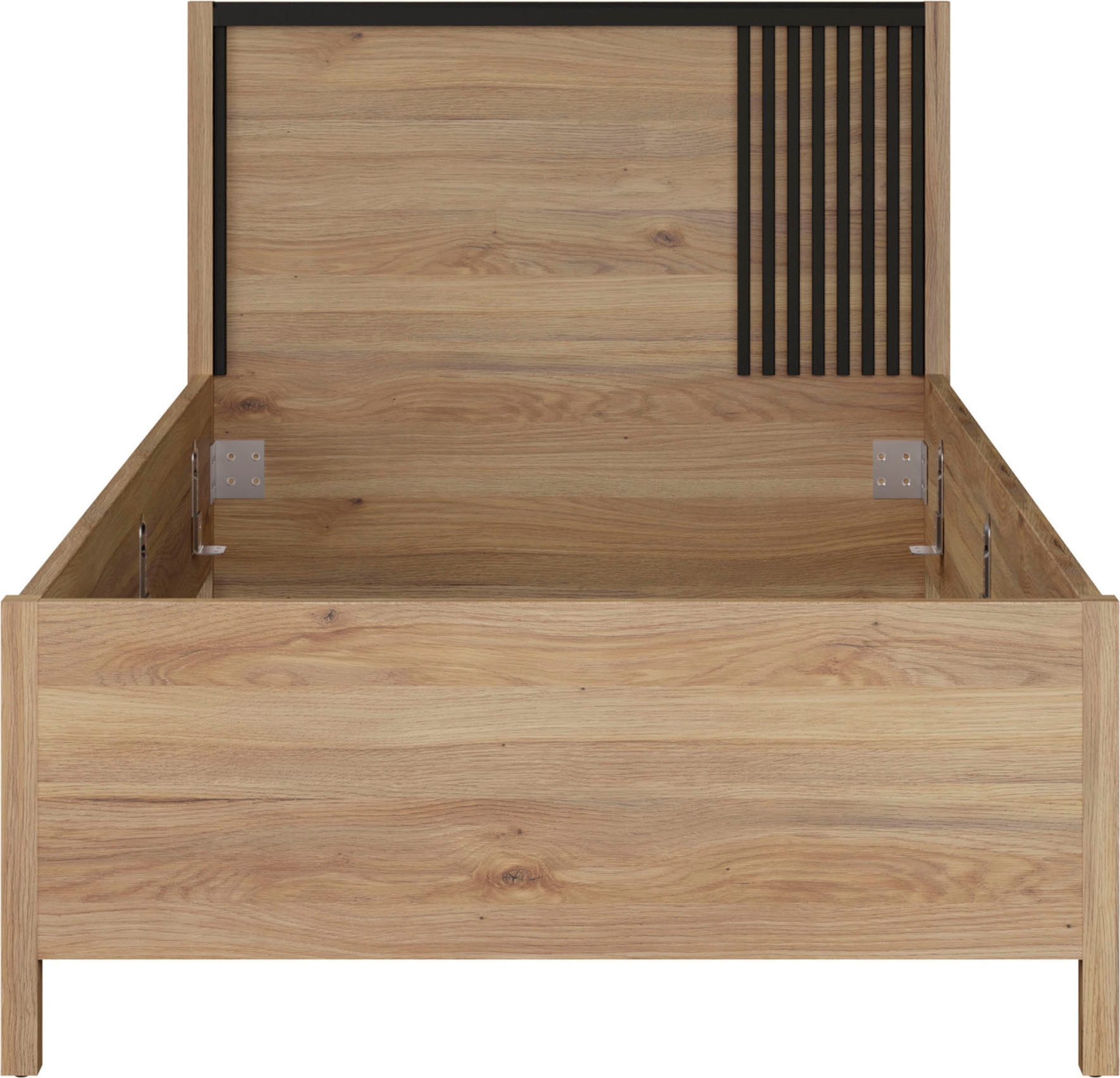 FORTE Bettgestell Jytana, B/H/T 97,9/89,7/206,9 cm Liegefläche 90x200 cm