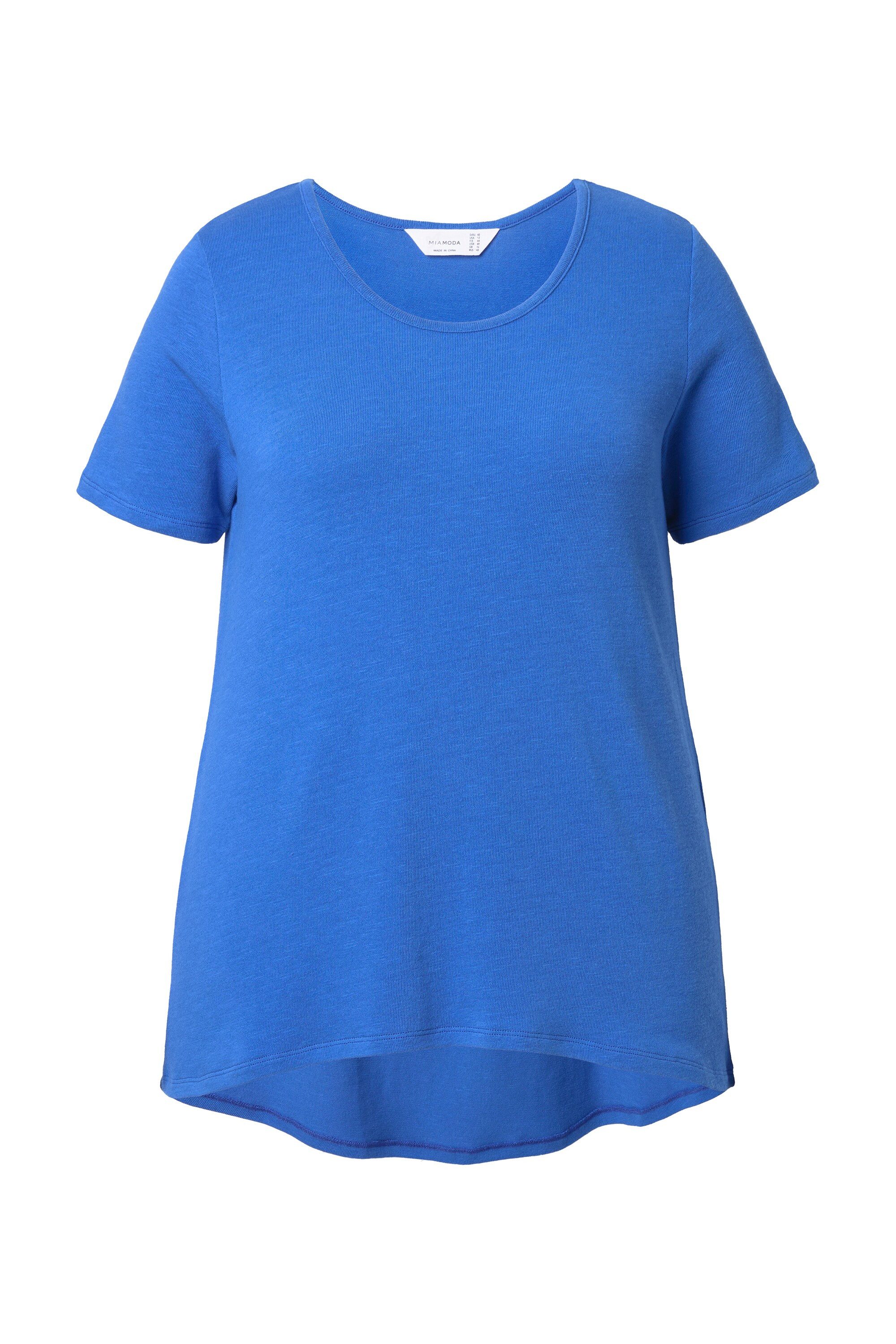 MIAMODA T-Shirt Strickshirt A-Linie Zierfalte im günstig online kaufen