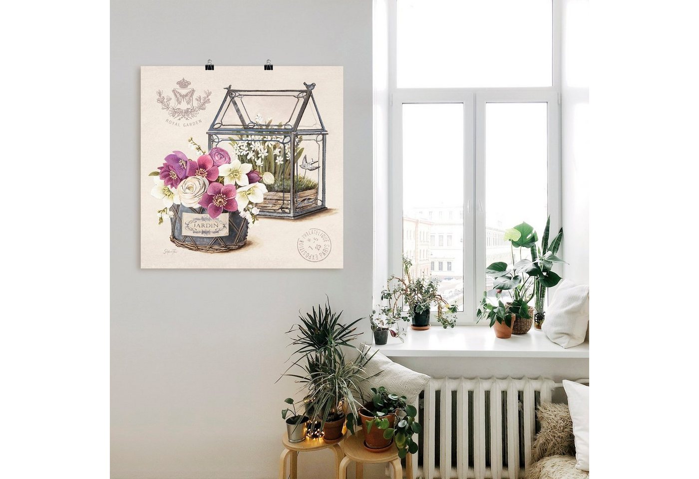 Artland Wandbild »Blumenstrauß II«, Arrangements (1 Stück), in vielen Größen & Produktarten -Leinwandbild, Poster, Wandaufkleber / Wandtattoo auch für Badezimmer geeignet-kaufen