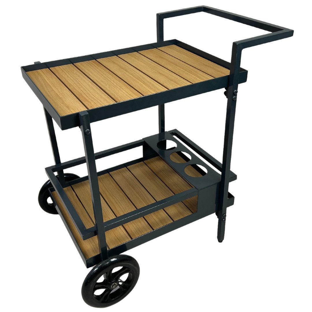 abc HOME Servierwagen Outdoor, zwei Ablageflächen, günstig online kaufen