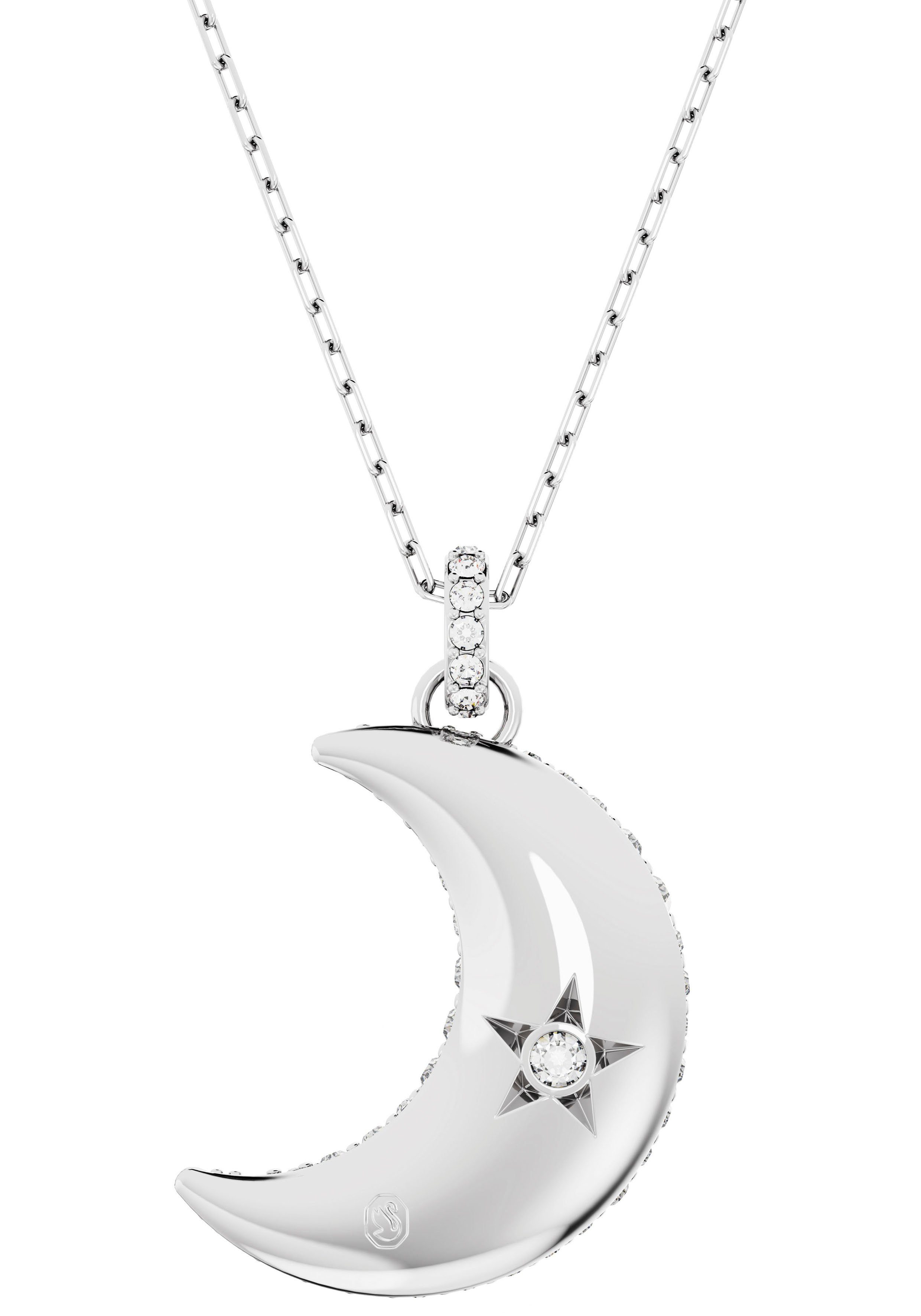 Swarovski Kette mit Anhänger LUNA, HALB...