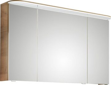Saphir Badmöbel-Set Balto Sprint 2-teilig, Mineralmarmor-Waschtisch mit LED-Spiegelschrank, (2-St), Badezimmer Set inkl. Türdämpfer, 3 Türen, 2 Schubladen