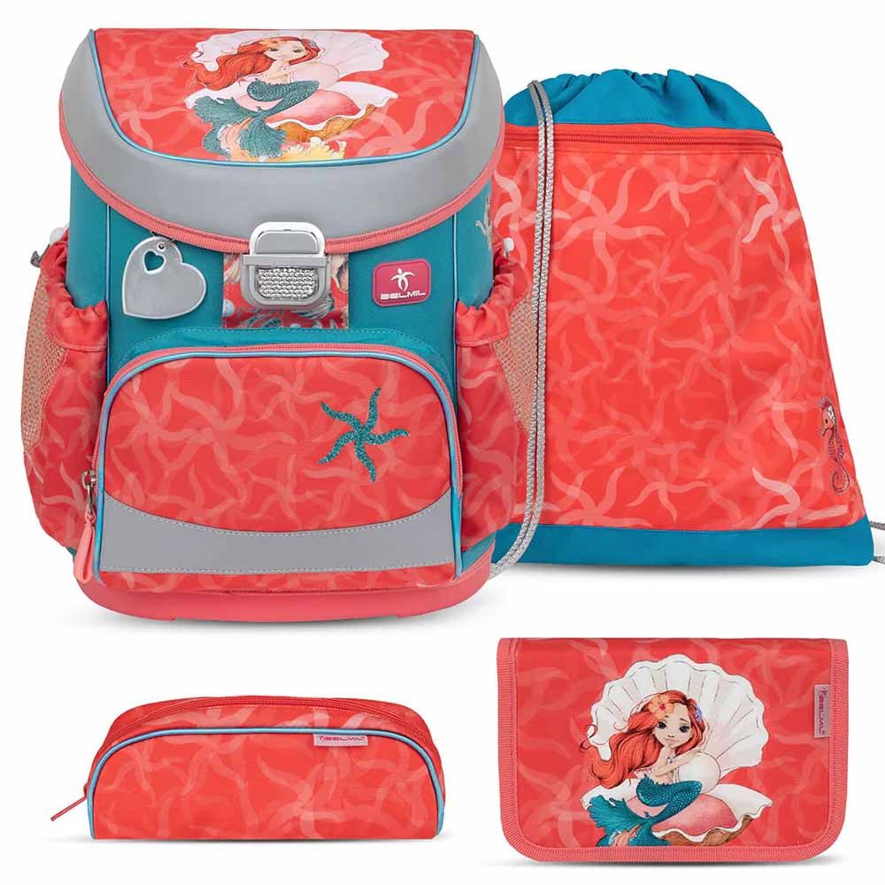 Belmil Schulranzen Set Mini Fit 10-teilig 2025 Mädchen Sea Queen