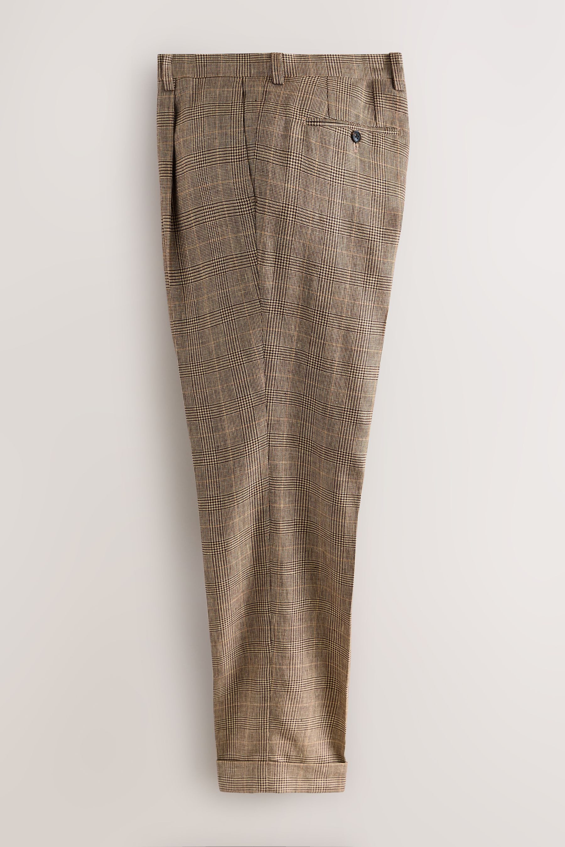 Next Anzughose Signature karierte Tailored Fit Anzughose (1-tlg)