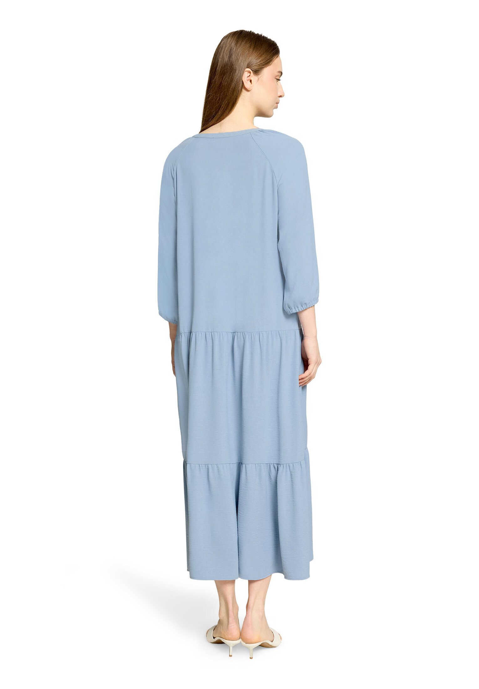 Cartoon Midikleid Damen mit 3/4 Arm