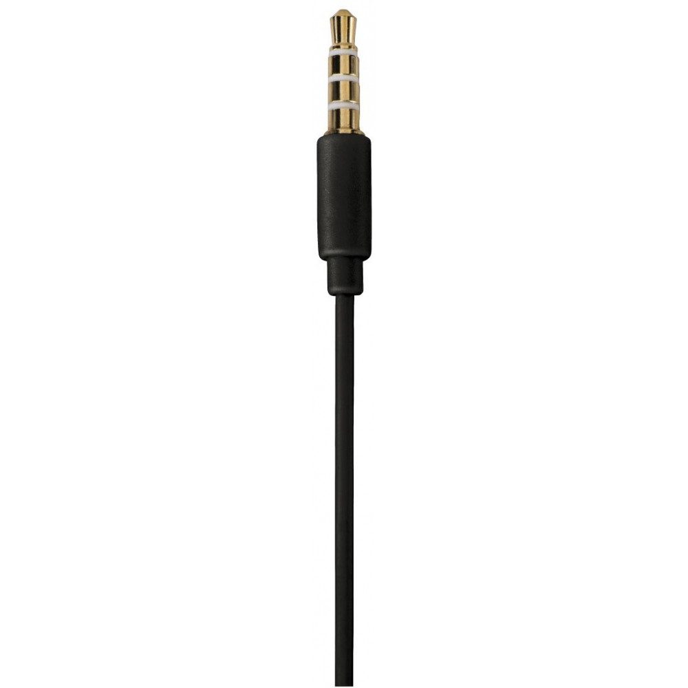 Thomson Thomson EAR3008BK In-Ear-Kopfhörer mit Kabel In-Ear-Kopfhörer (Freisprechen möglich, integriertes Mikrofon, Kabelfernbedienung, Integriertes Mikrofon)