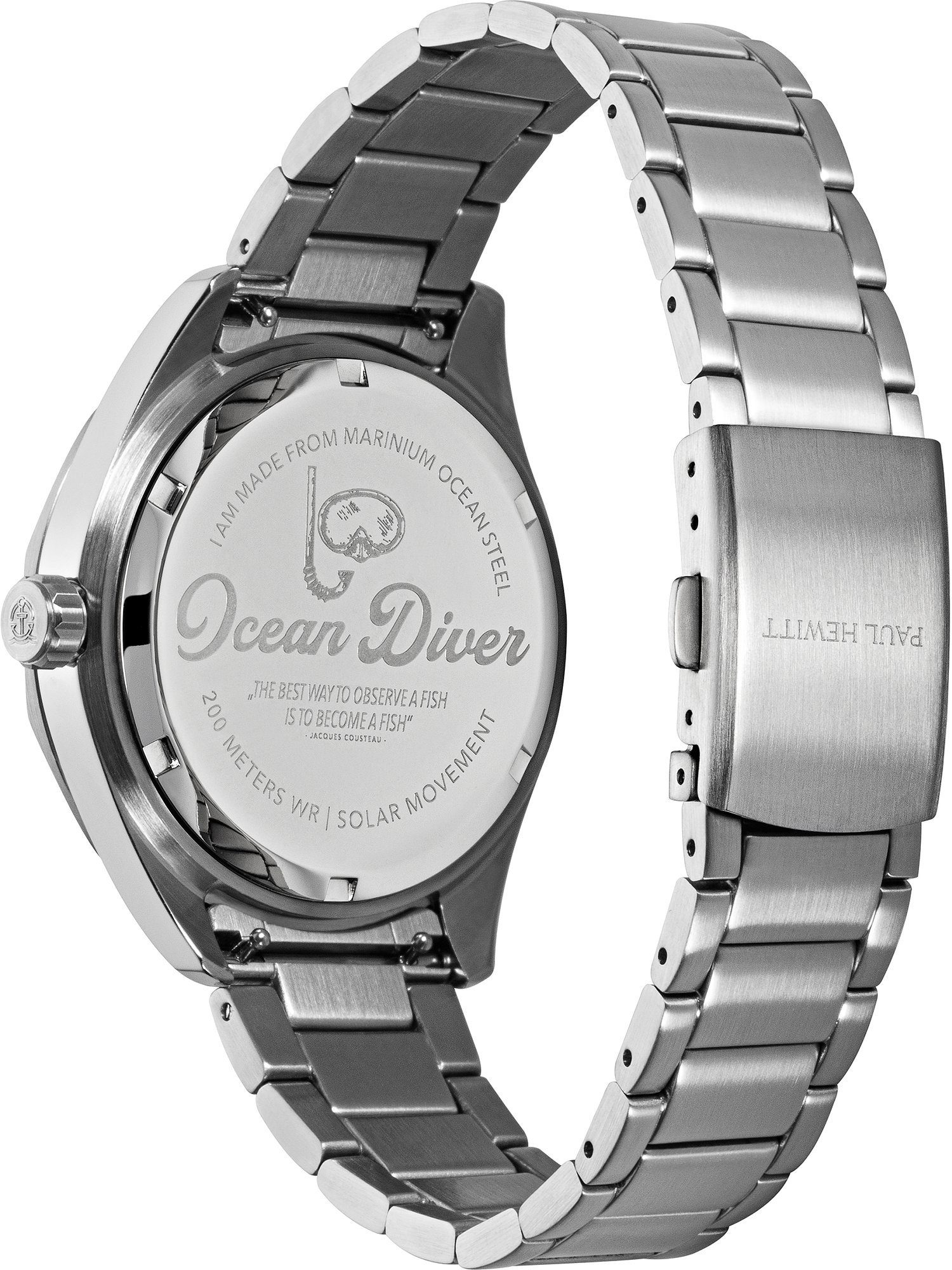 PAUL HEWITT Quarzuhr Paul Hewitt Herren-Uhren Analog Solar, Taucheruhr