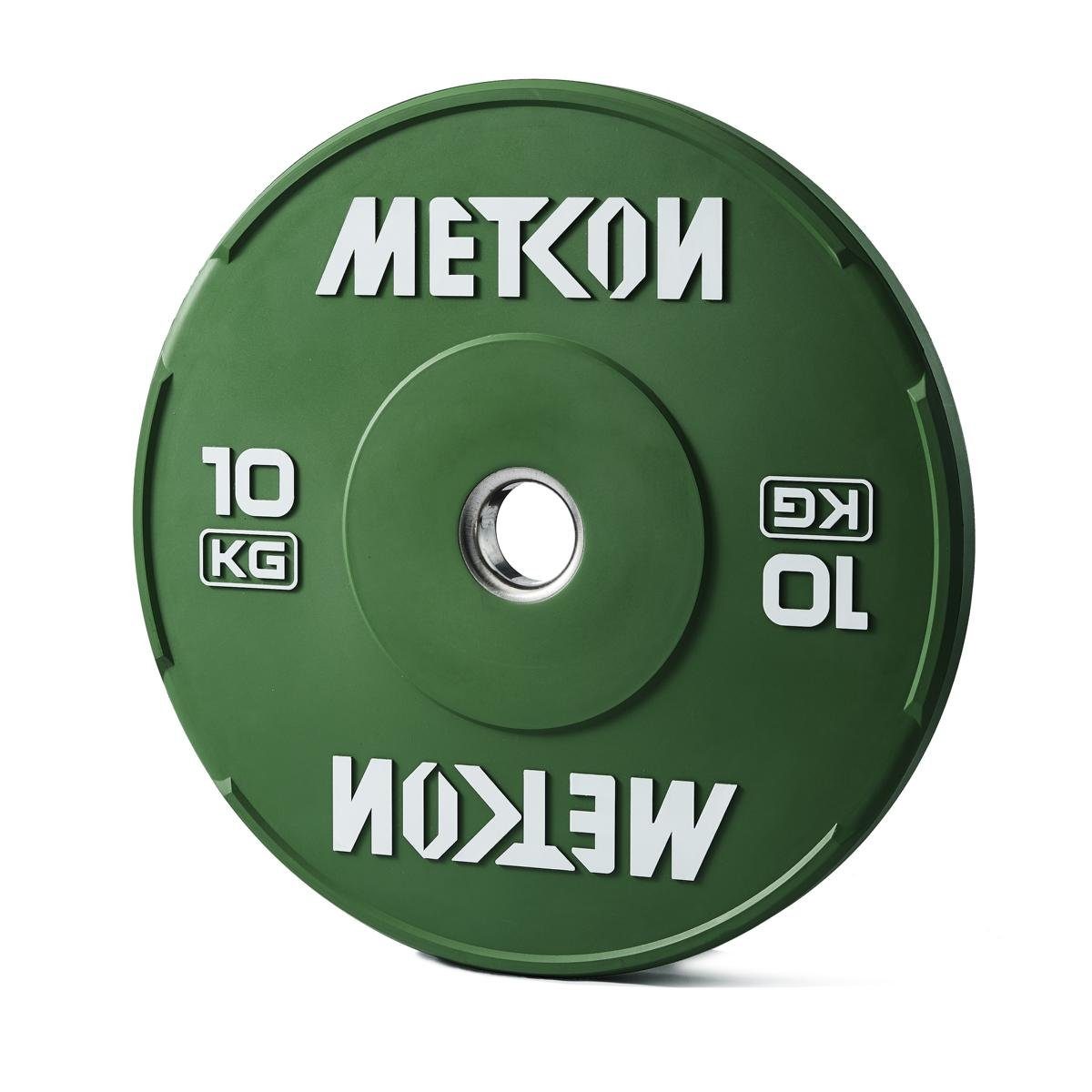 METCON Hantelscheibe Olympische Gewischtscheibe Training, 10 kg