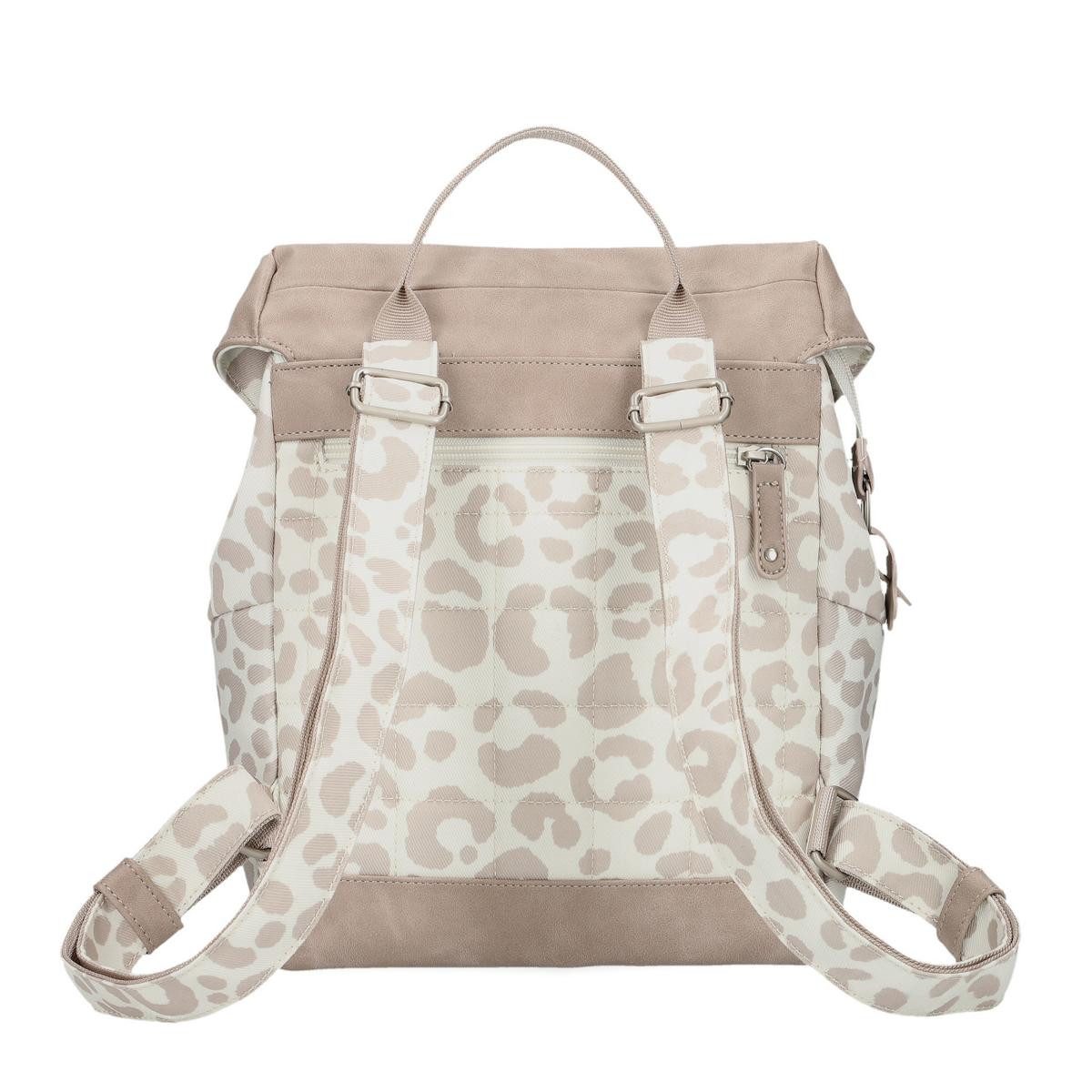 Zwei Freizeitrucksack ZWEI Damenrucksack OLLI Rucksack OR8 leo-cotton – Bild 5 von 5