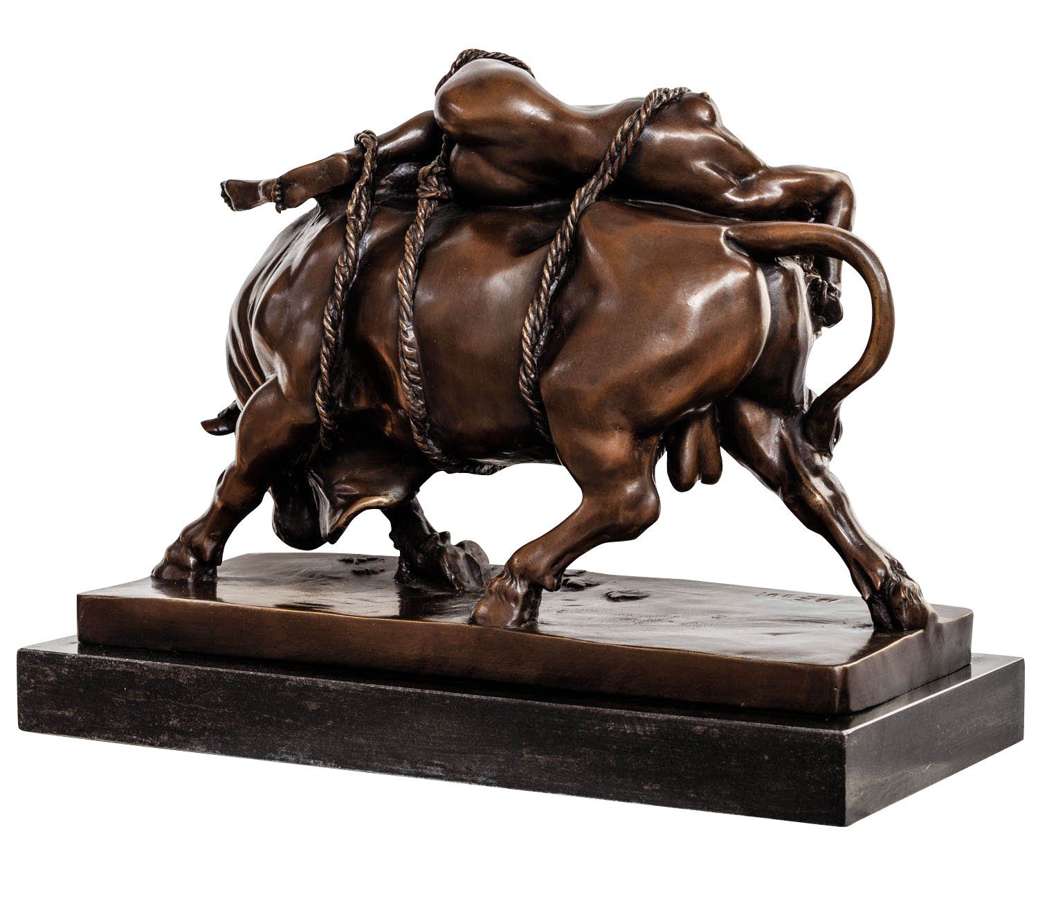 Stil Aubaho Debut Skulpt Europa Stier Skulptur nach Bronzeskulptur Marcel Bronze Figur