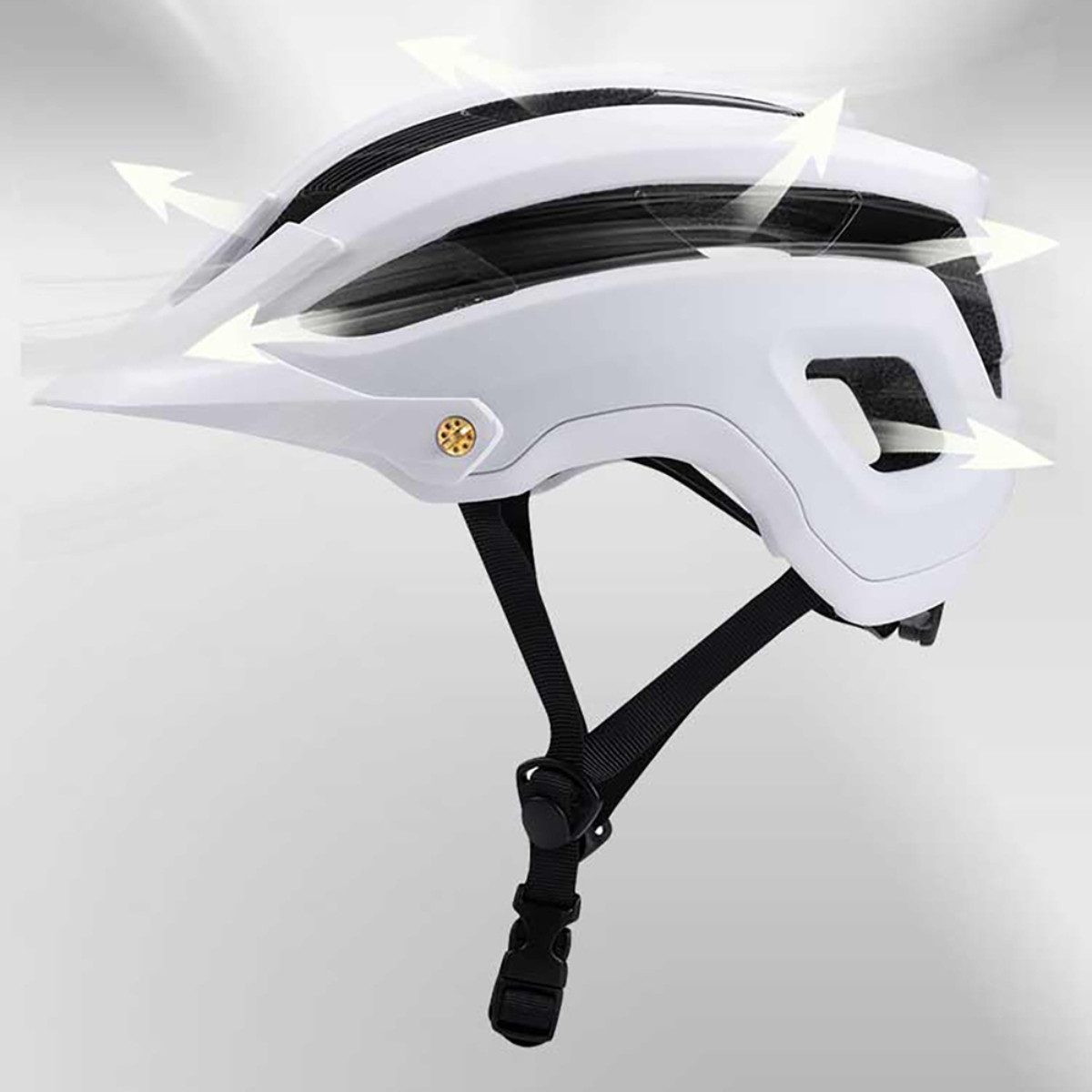 Wozinsky Fahrradhelm HT-001, Leichte Bauweise, hohe Belüftung, präzise Größenverstellung