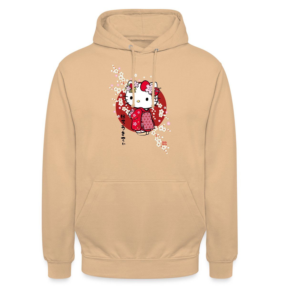 Hoodie Hello Kitty Japan Kimono Kirschblüten Unisex Hoodie