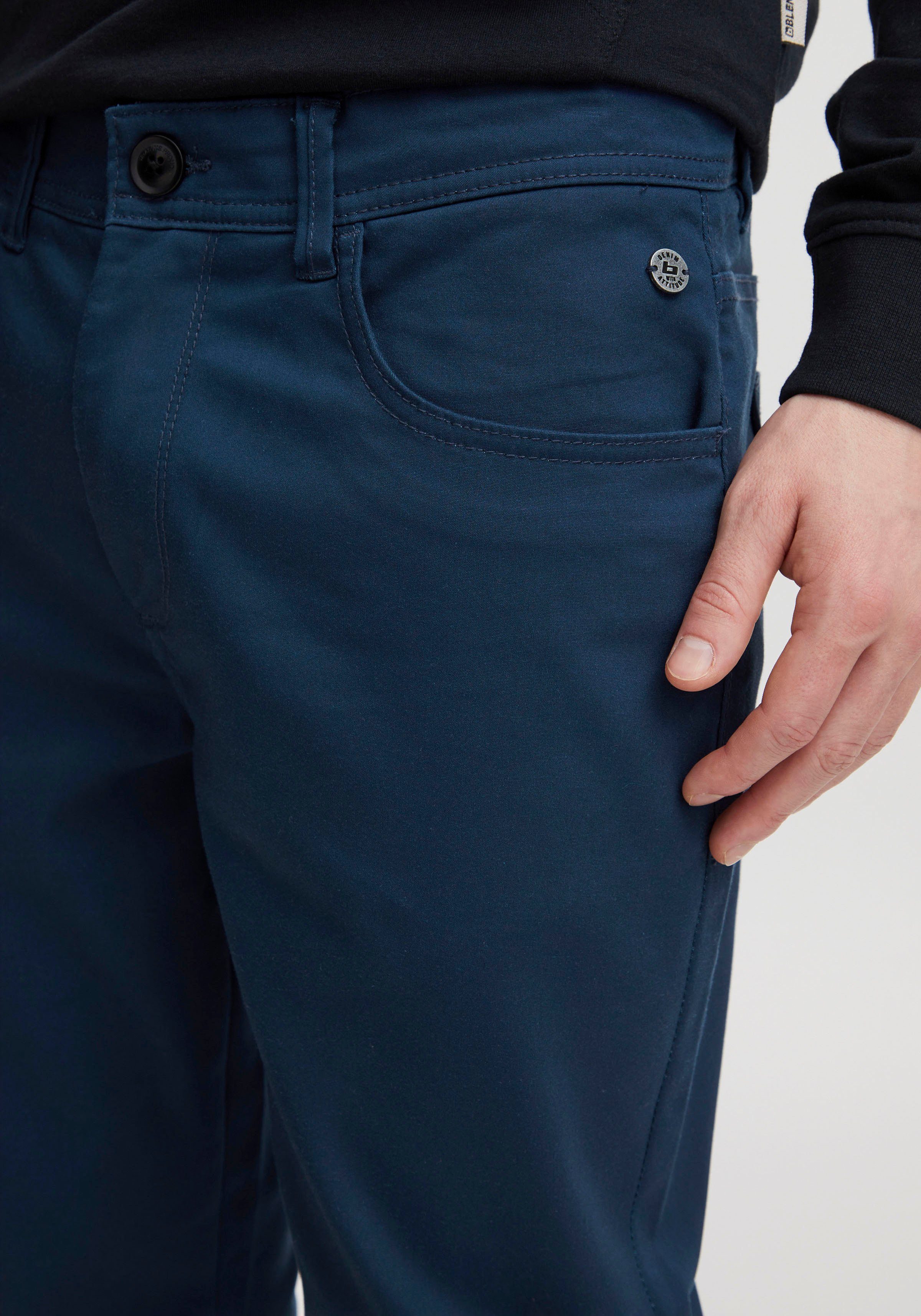 Blend 5-Pocket-Hose blue BL-Trousers