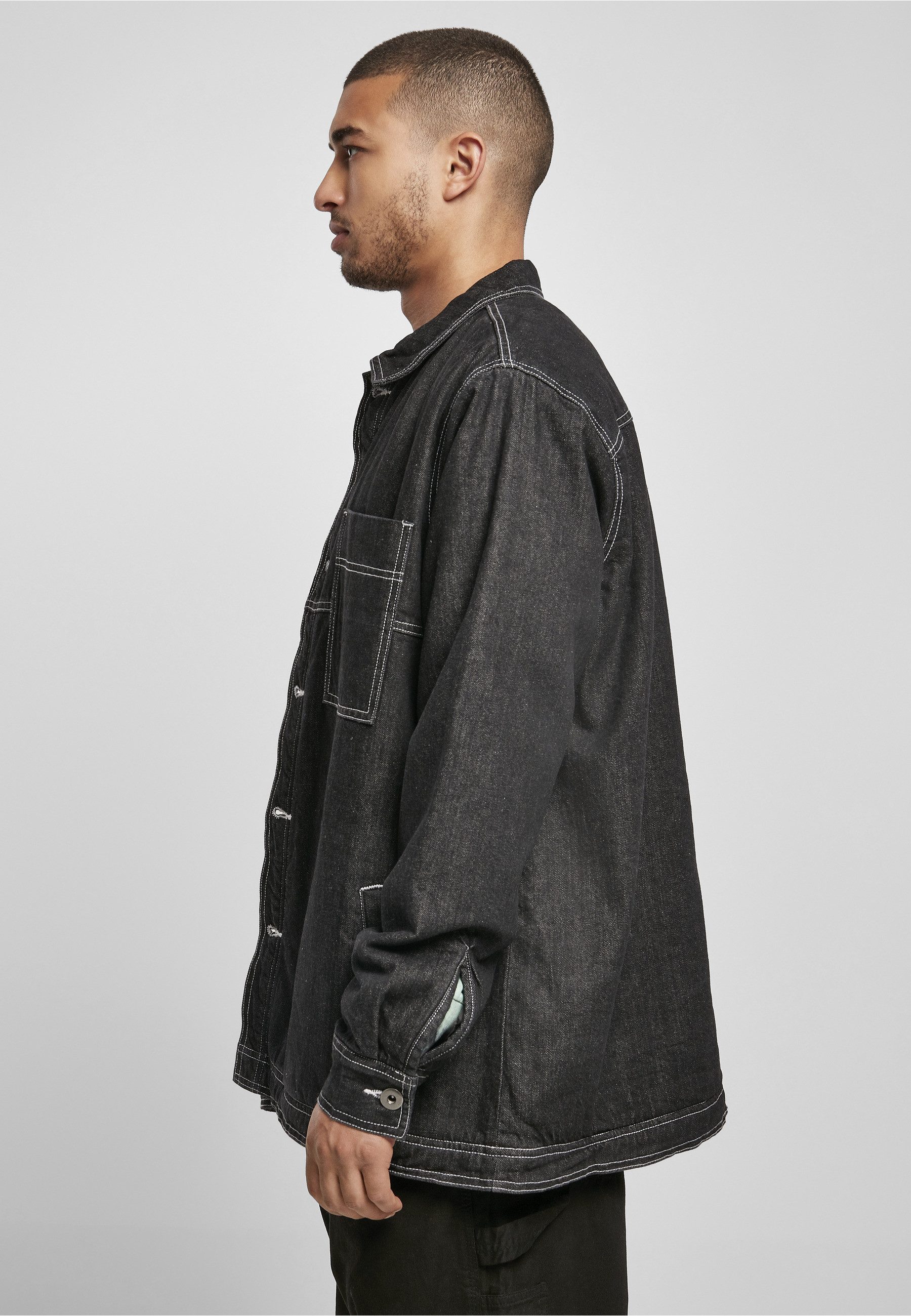 URBAN CLASSICS Langmantel Urban Classics Herren Oversized Trucker Jacket