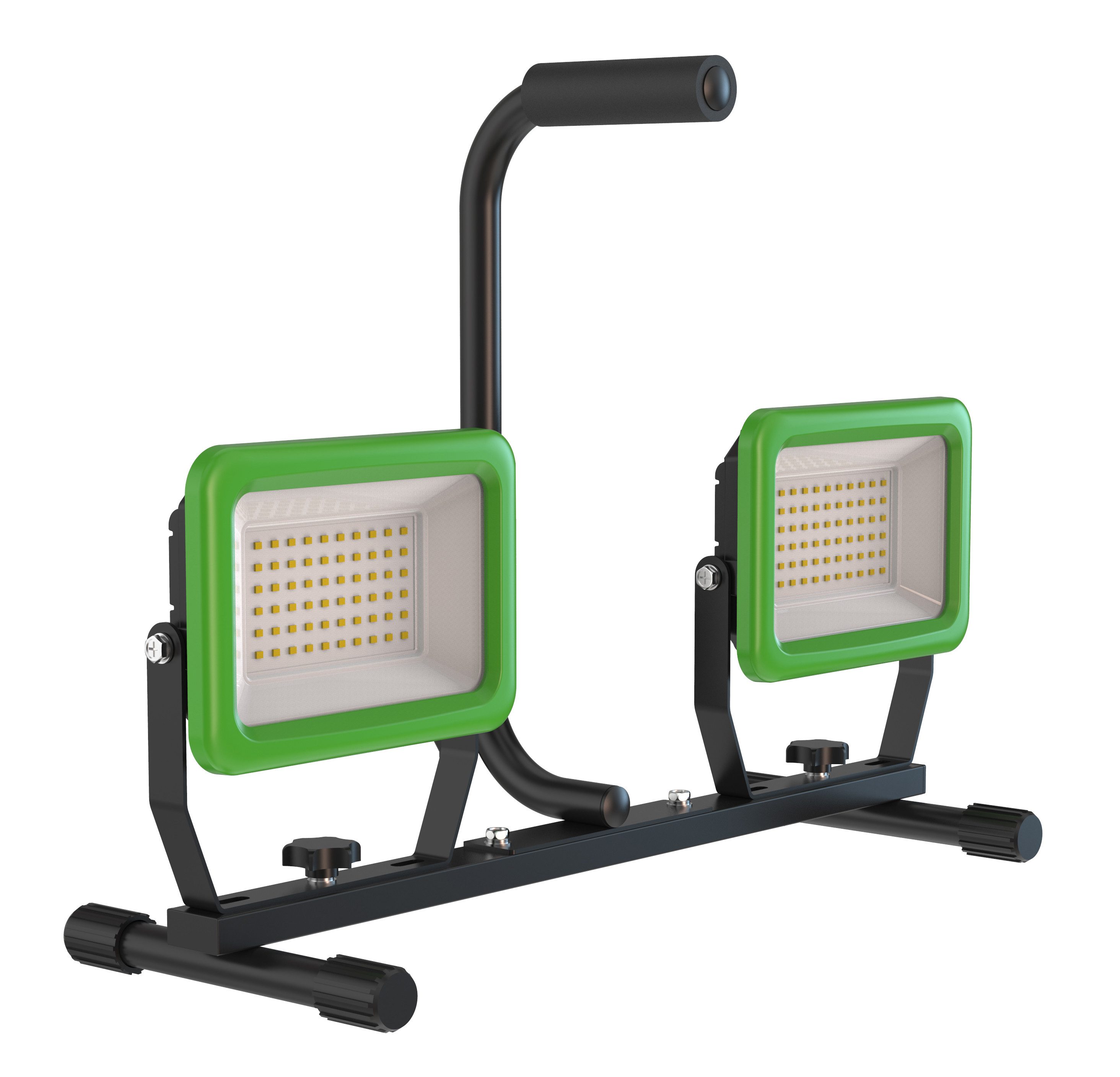 BERG TECTOOL Baustrahler LED-STRAHLER BCL TWIN 2 in 1 LED 100 TS 17 [230V-EU] - IP65, LED fest integriert, 6500K