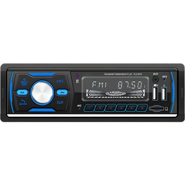 Retoo Autoradio Bluetooth Freisprecheinrichtung Fernbedienung Player 2 USB Autoradio (Hören von UKW-Radio verwendet, RGB-Hintergrundbeleuchtung, Moderne Bluetooth, USB-Ladeanschluss)