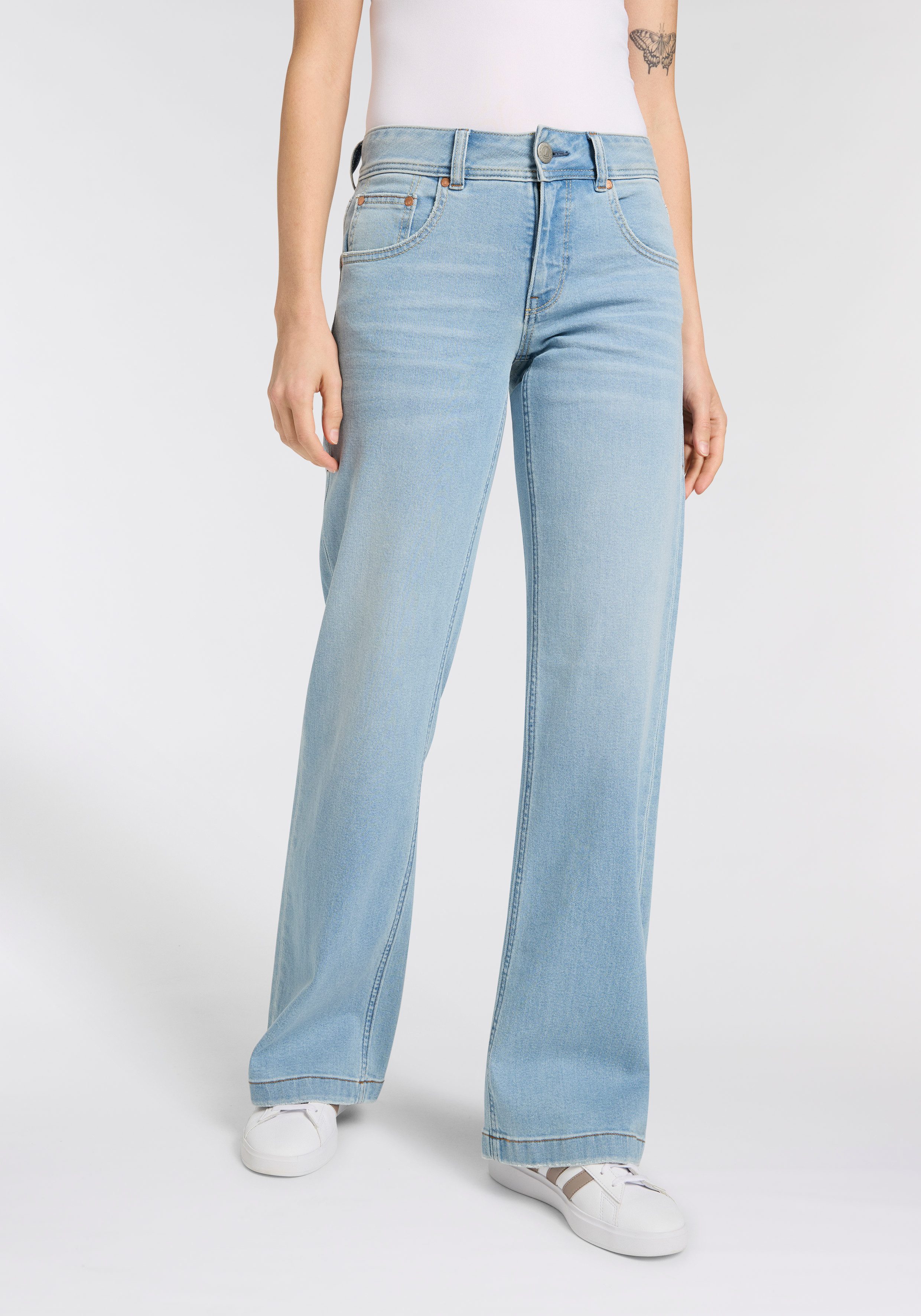 Herrlicher Bootcut-Jeans Edna Denim Comfort günstig online kaufen