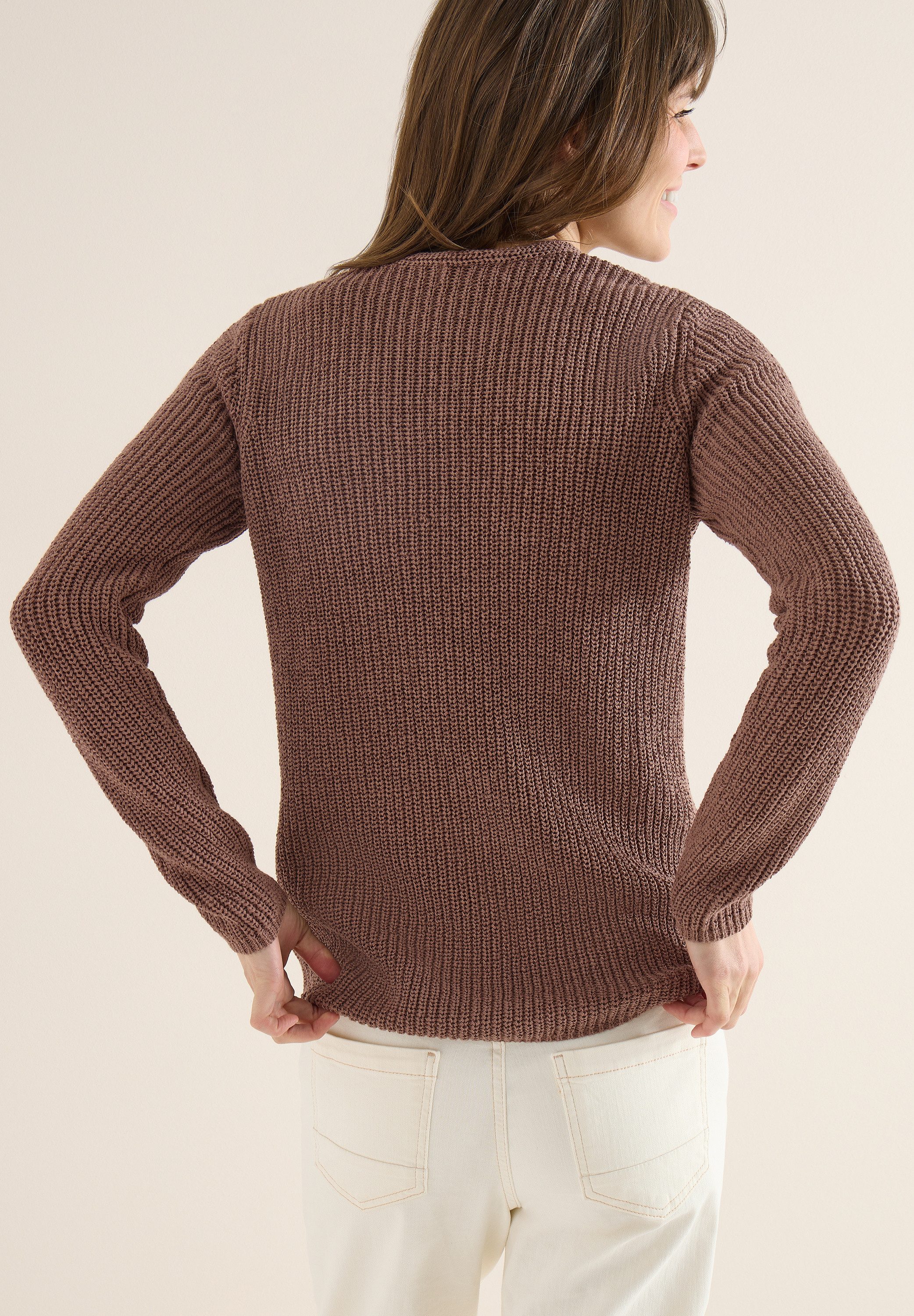 CECIL Strickpullover mit V-Auschnitt günstig online kaufen