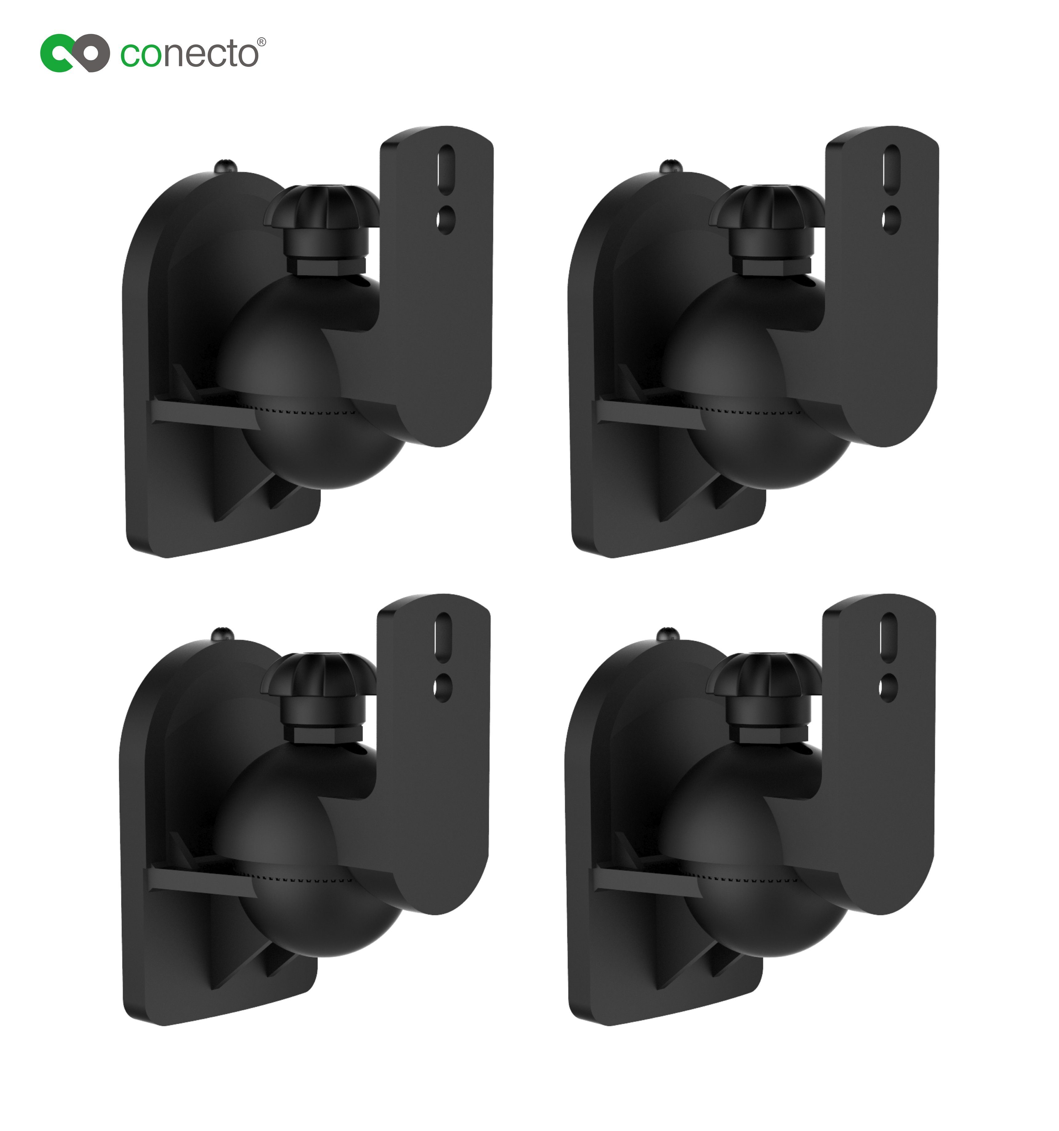 conecto Lautsprecher-Wandhalterung conecto CC50297 Lautsprecher Universal-Wandhalterung, neigbar: -20°