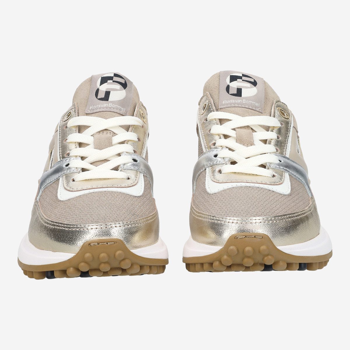 Floris van Bommel Floris van Bommel Noppi, Sneaker, Gold, Damen Sneaker