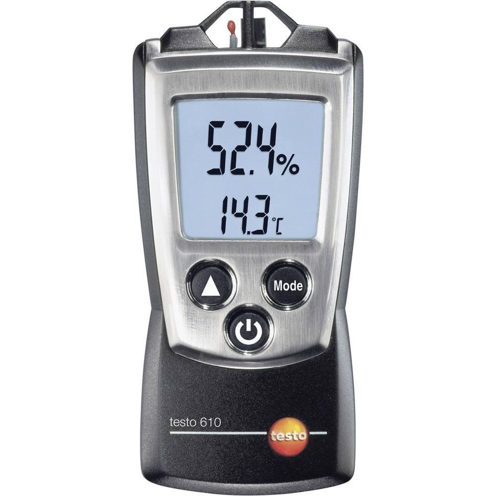 Temperatur-Messgerät, Zertifikat) (ohne und Feuchte- testo Werksstandard Hygrometer