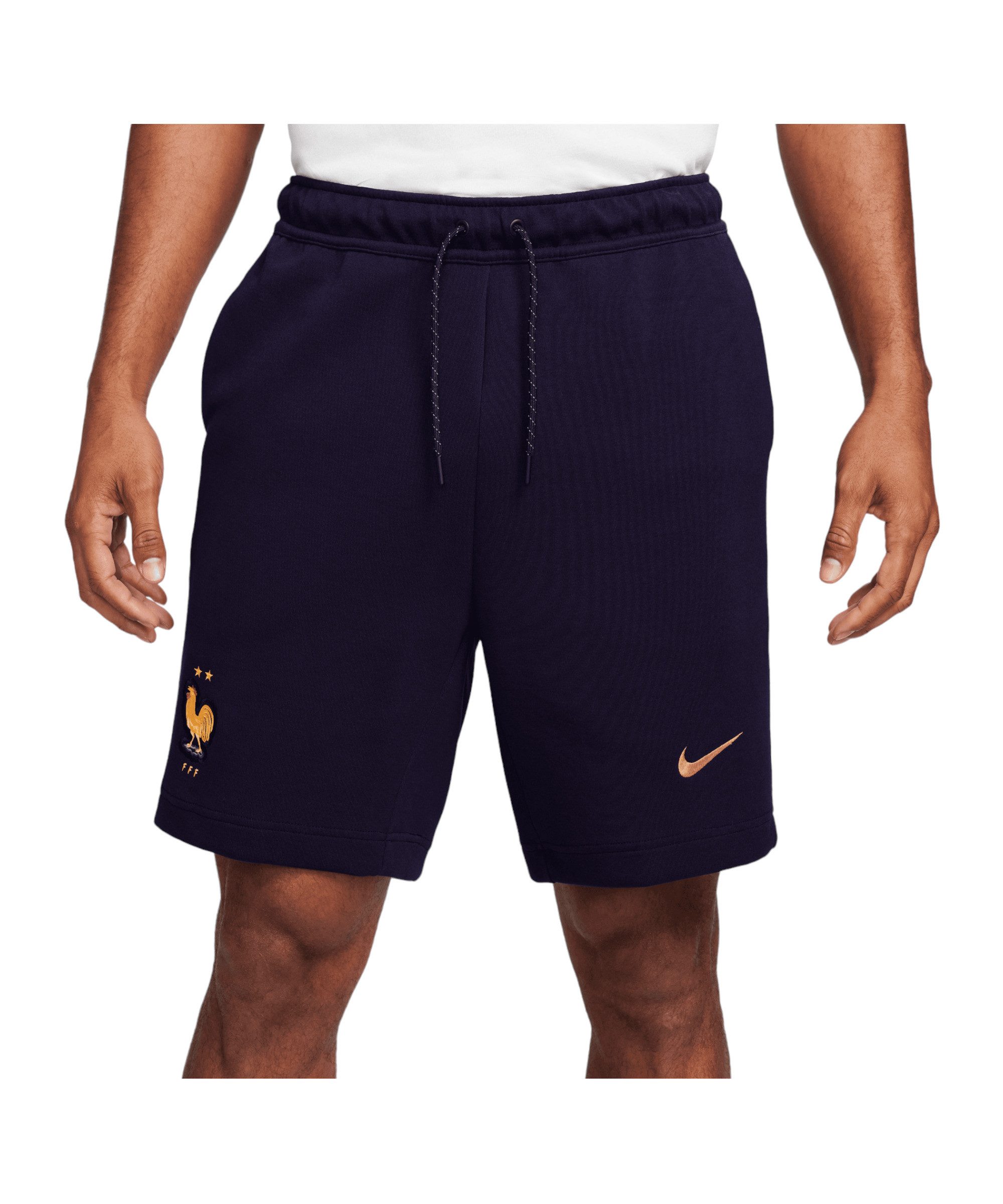 Nike Sporthose Frankreich Tech Fleece Short EM 2024