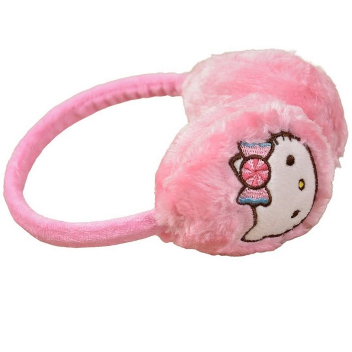 Hello Kitty Ohrenwärmer Mädchen Plüsch Ohrenschützer
