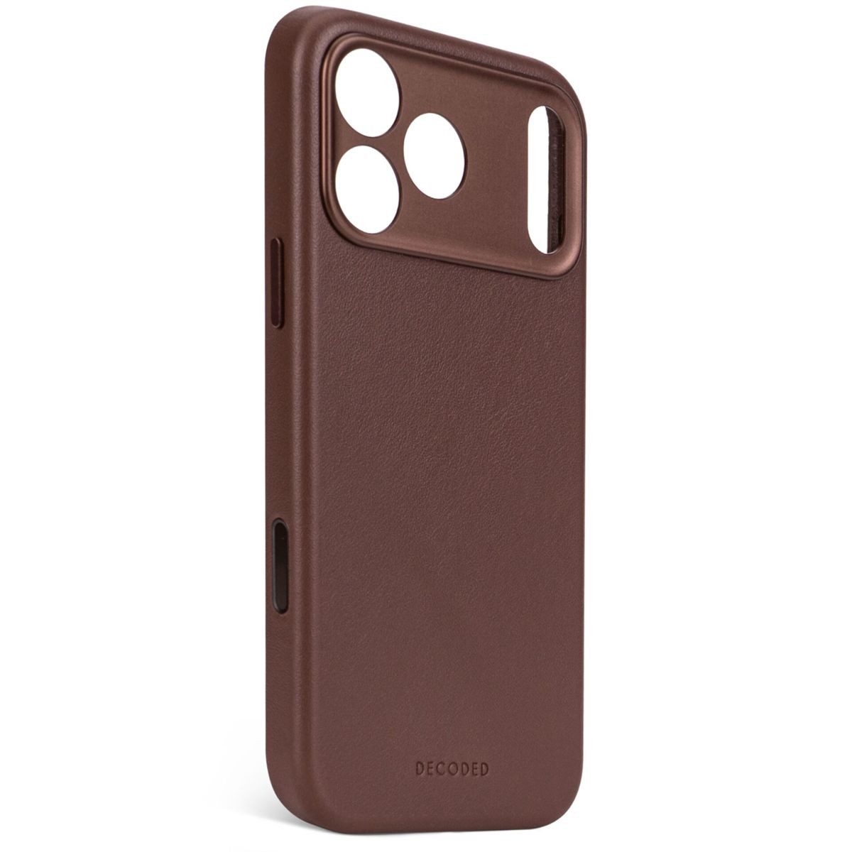 DECODED Leather Backcover iPhone 17 Pro Chocolate
