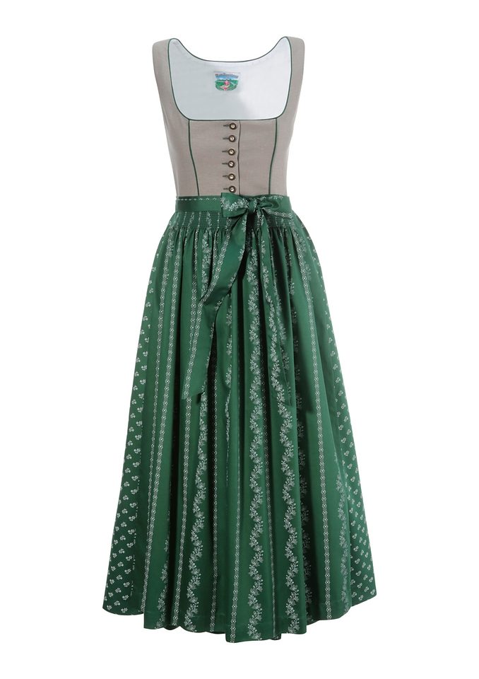 Turi Landhaus Dirndl lang, Mit praktischem Knopfverschluss online kaufen | OTTO