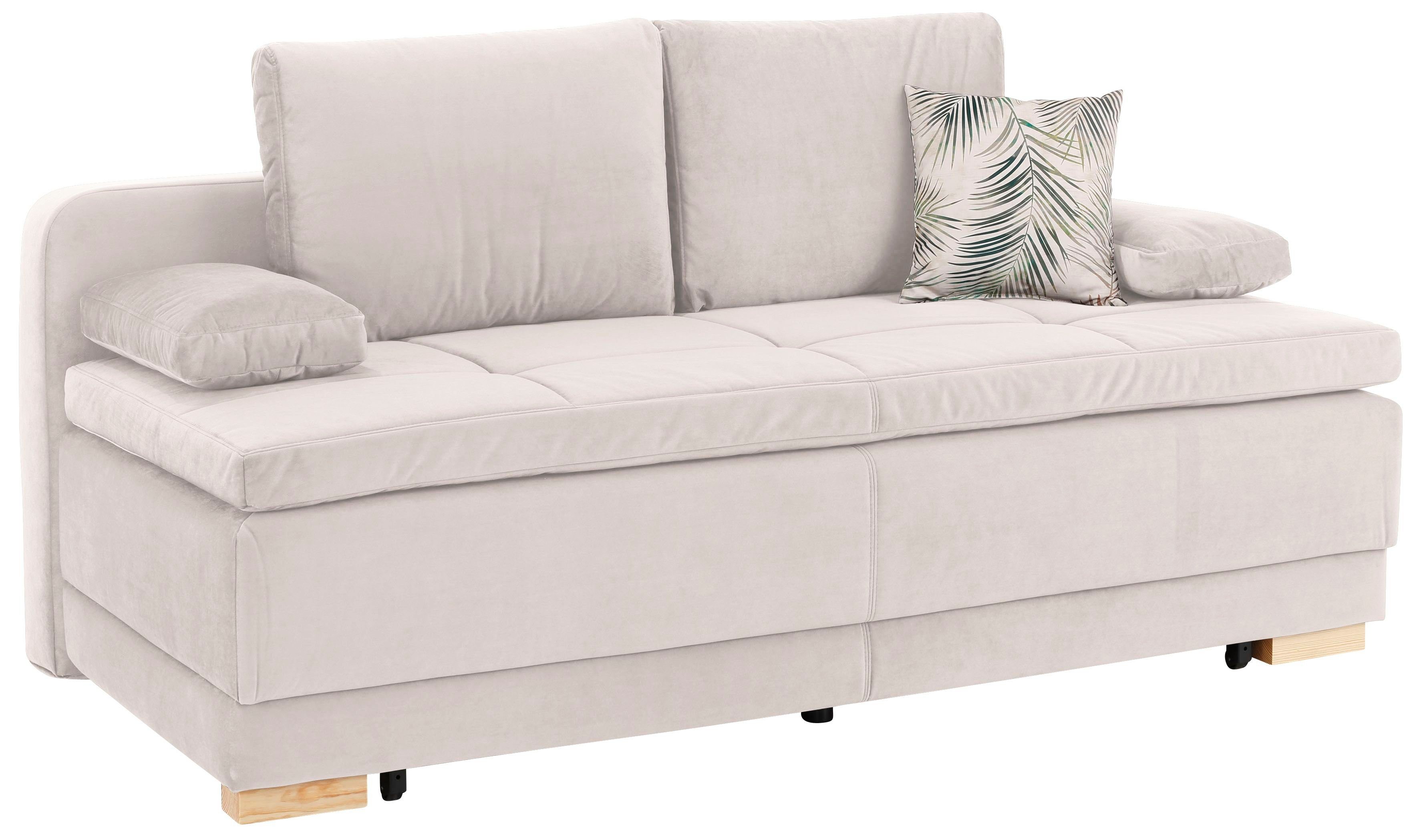 OTTO home Schlafsofa Berlin, Dauerschläfer mit Boxspringfederung, Bettfunkt günstig online kaufen