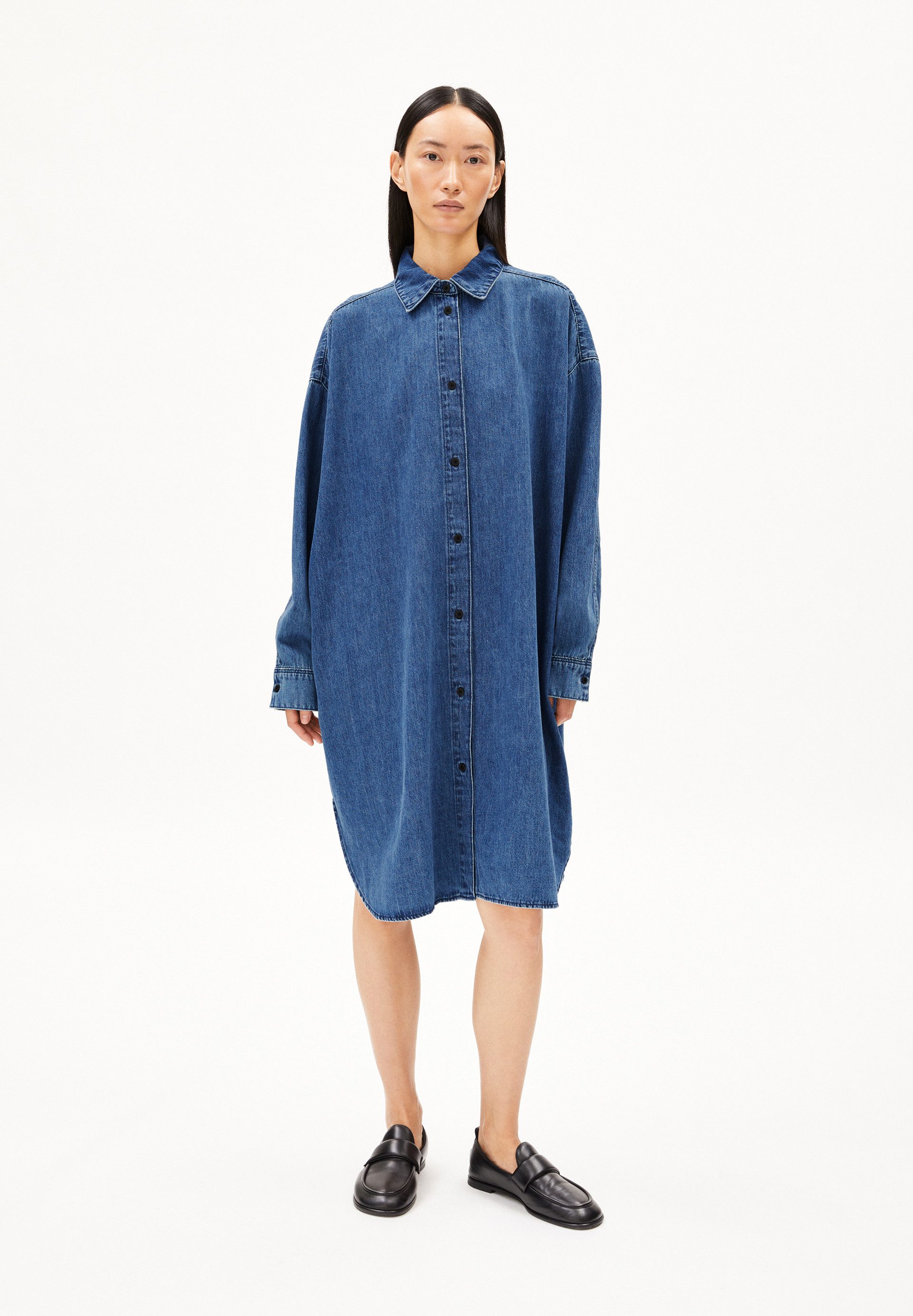 Armedangels Midikleid SAALY Jeanskleid aus Bio-Baumwolle günstig online kaufen