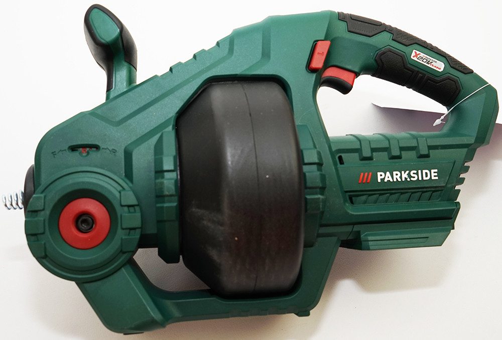 Parkside Rohrreinigungsspirale 20V Akku Rohrreinigungswelle PARRW 20-Li A1, ohne Akku u. Ladegerät, ∅ 7,00 mm