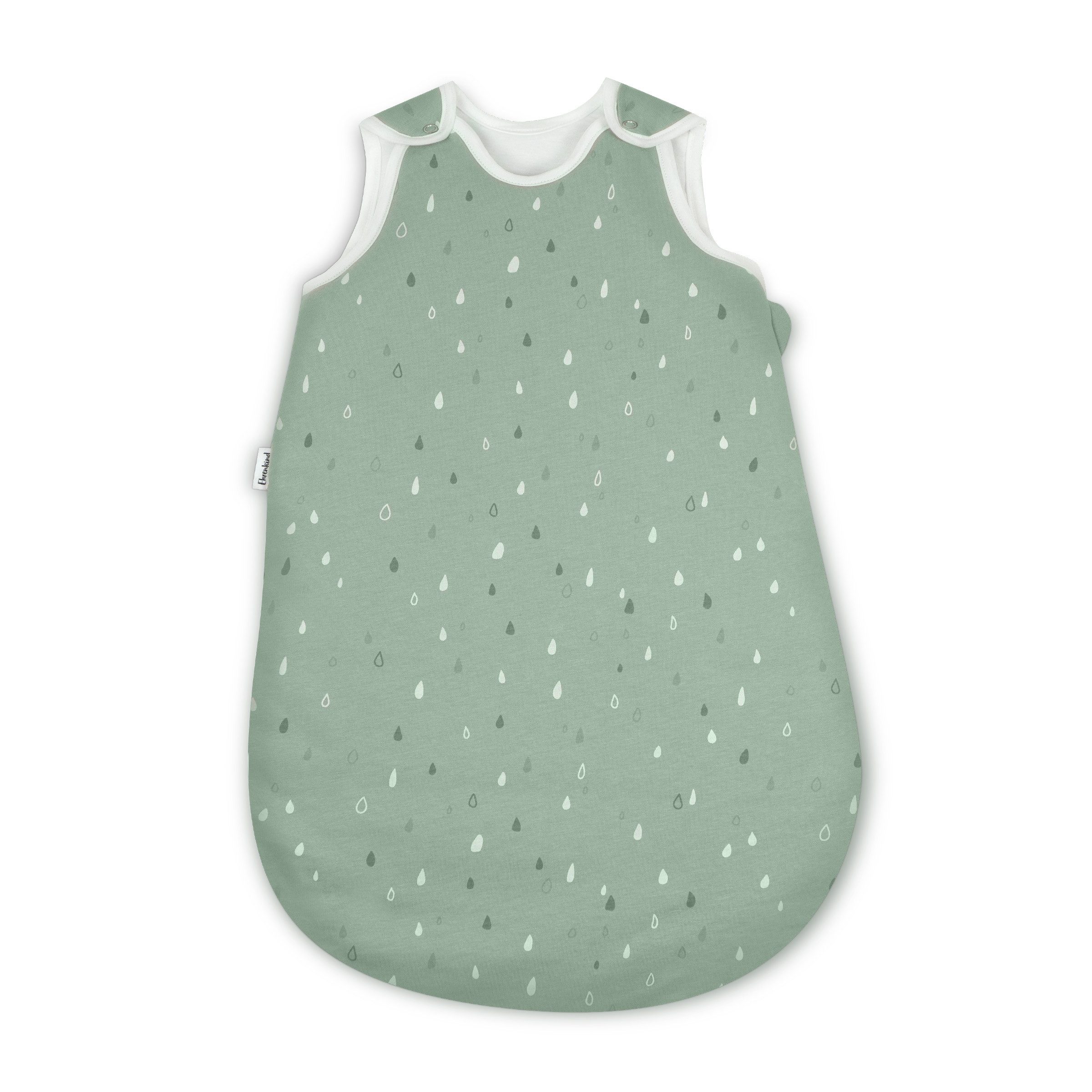 Ehrenkind Babyschlafsack Sommer, Rund, Bio-Baumwolle (Standard by OEKO-TEX, 100% Bio-Baumwolle, Sommerschlafsack, 1.0 TOG), Schlafsack Baby, Baby Schlafsack