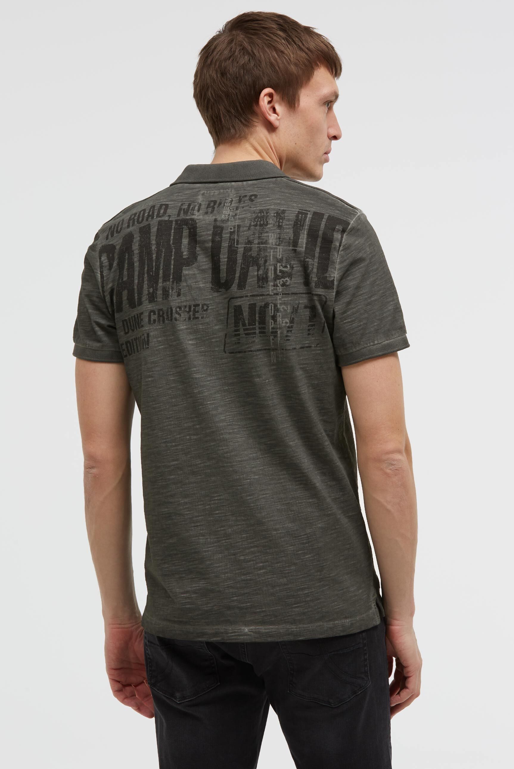 CAMP DAVID Poloshirt mit Seitenschlitze