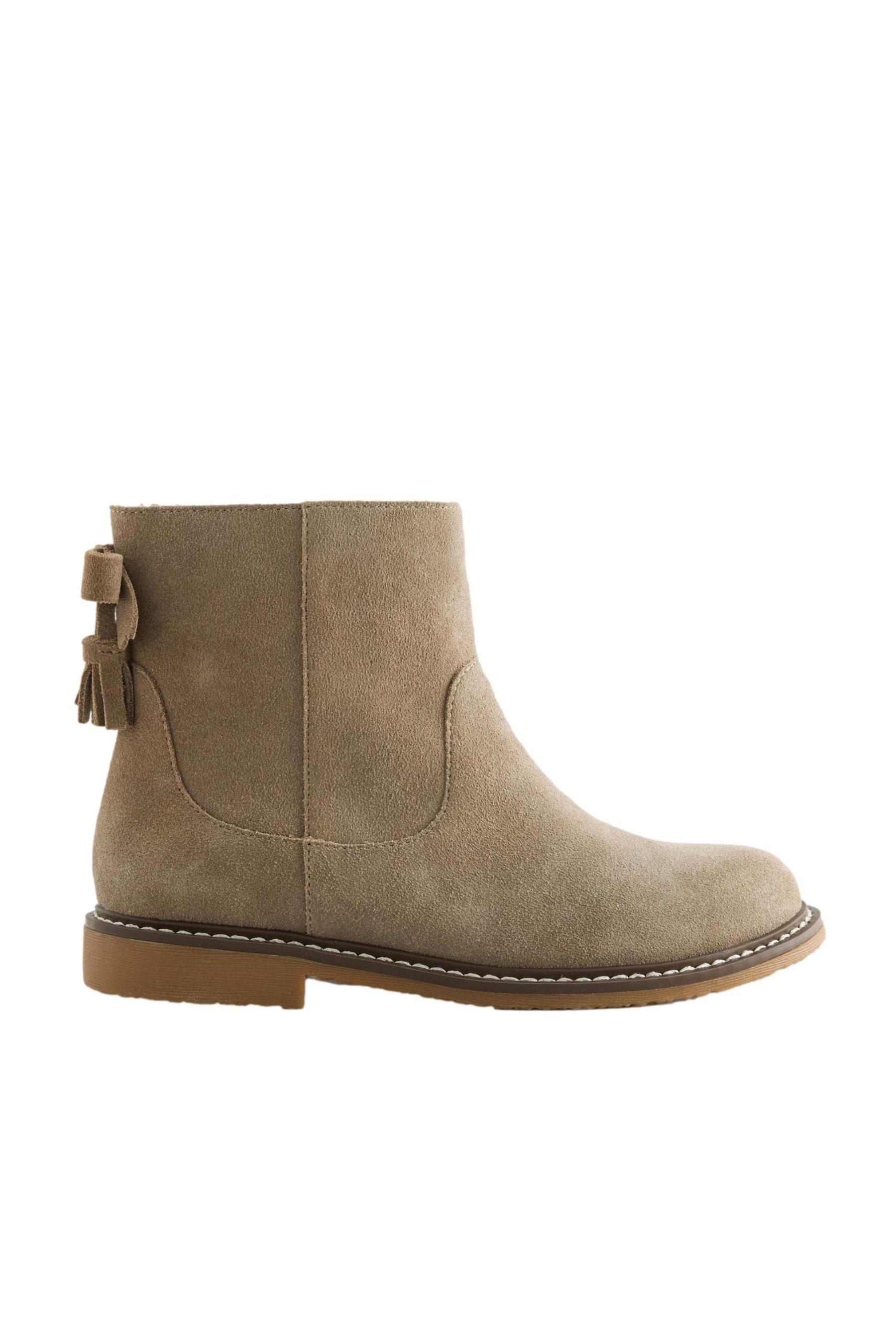 Wasserabweisende Stiefeletten aus Veloursleder Stiefelette
