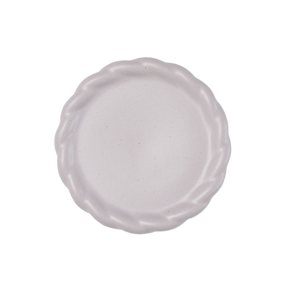 NEOFLAM® Dessertteller Better Finger Keramik Dessertteller 19 cm - Violett, (1 St), 100% natürliche Keramik, Frei von PFOA, Blei & Cadmium