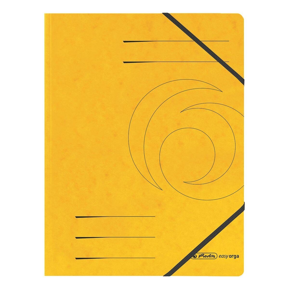 Herlitz Organisationsmappe Quality (5-St), mit Beschriftungsaufdruck, DIN A4
