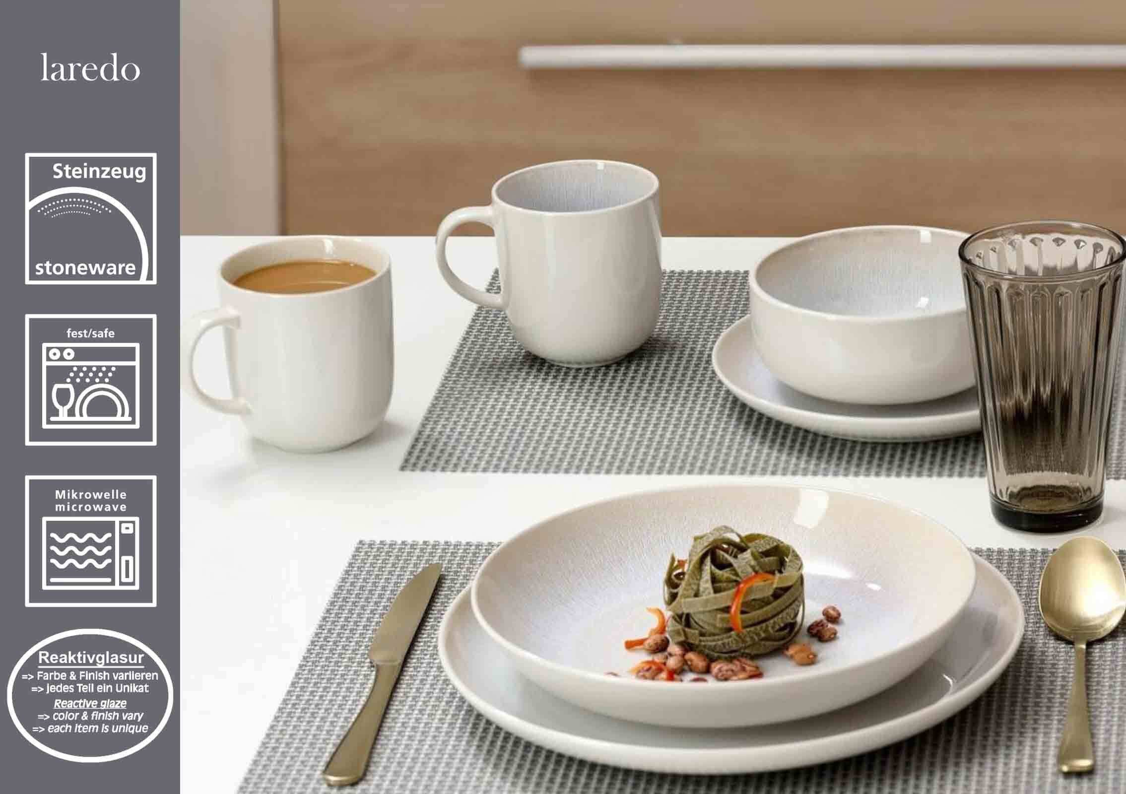 Ritzenhoff & Breker Milch- und Zuckerset Laredo Milch- & Zucker-Set 2er Set (2-tlg), Steinzeug